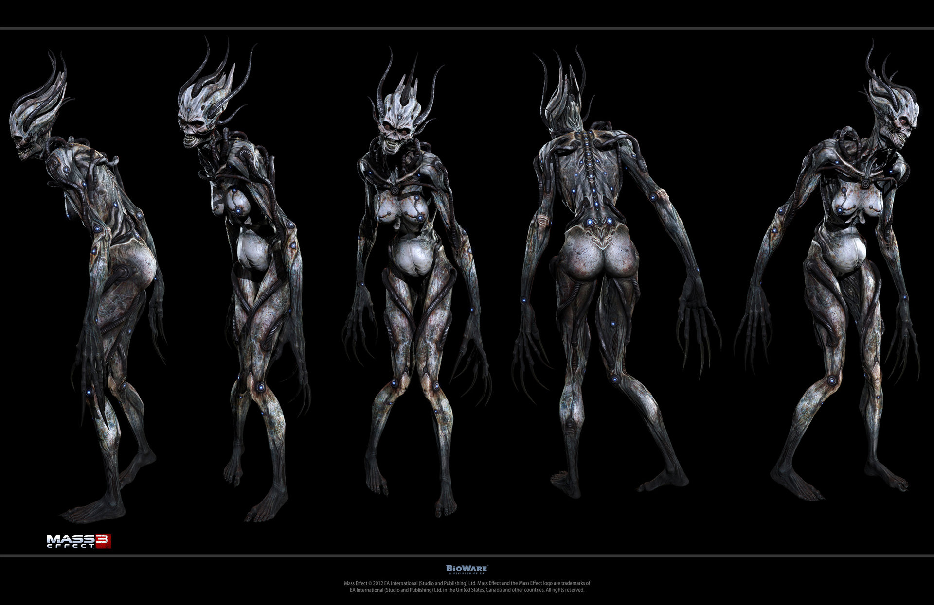 Character art from BioWare's action RPG Mass Effect 3.