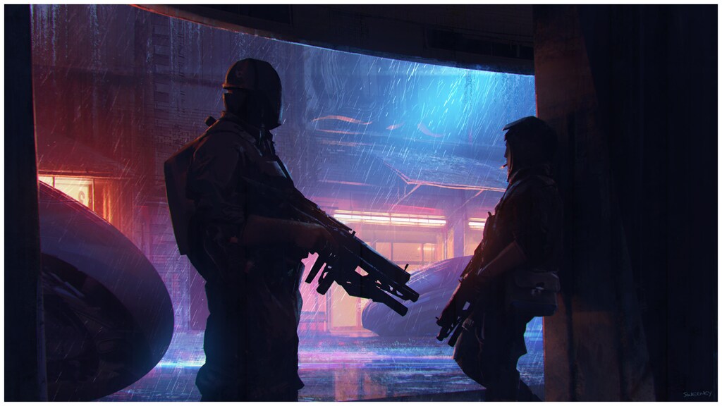 Night Watch: a personal art work.