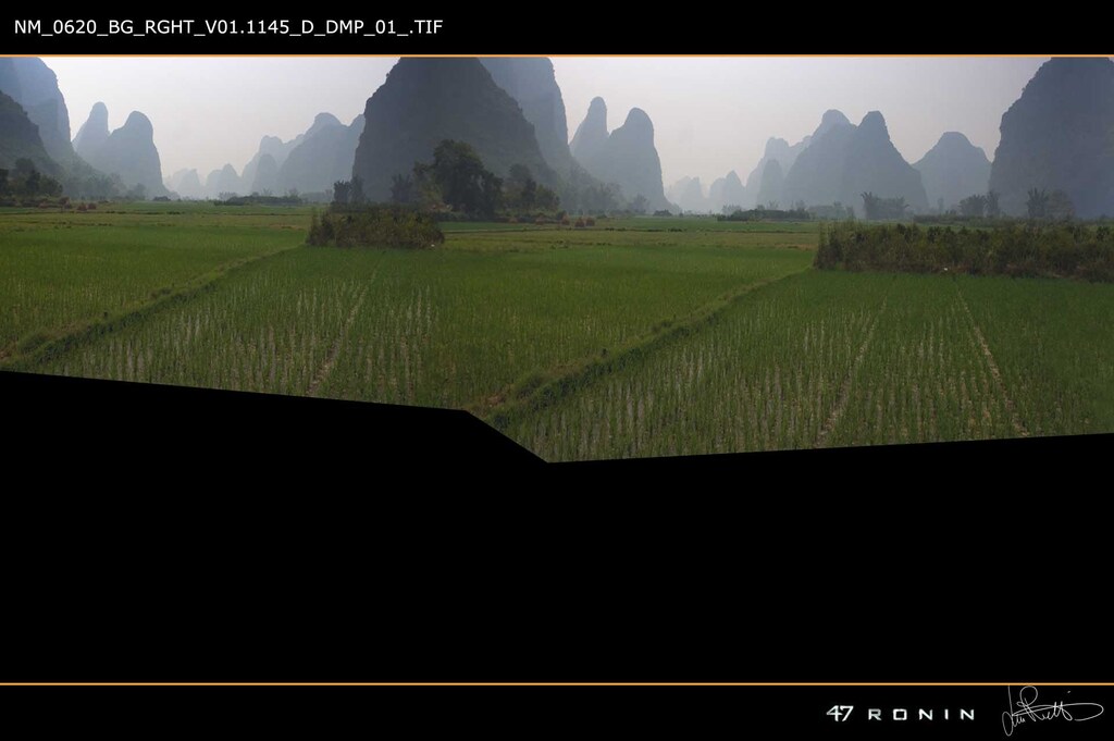 Matte painting for 47 Ronin, created for Baseblack.