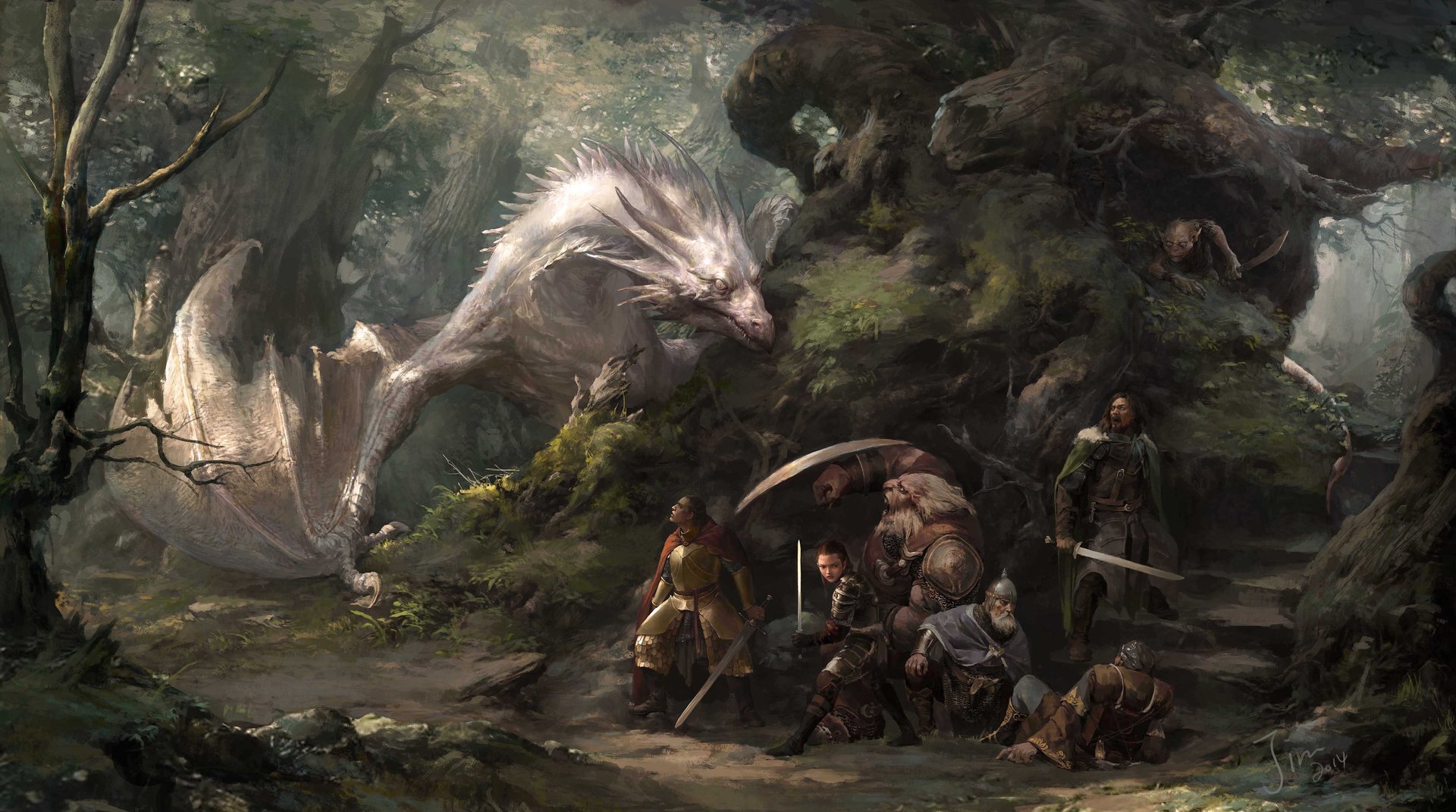 Dragon digital painting
