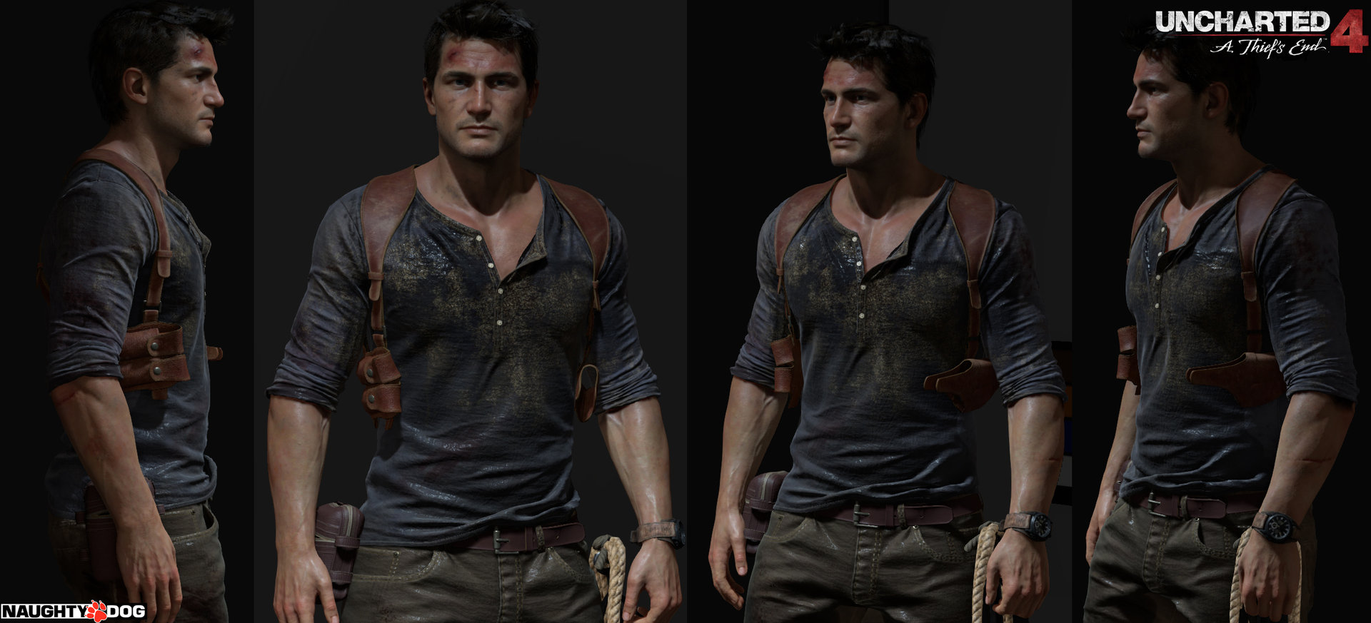 Uncharted 4's Nathan Drake looks very next-gen in this close-up