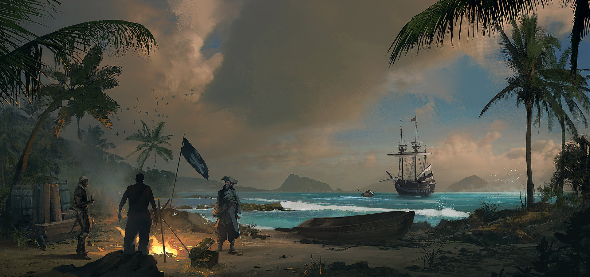 Assassin S Creed Iv Black Flag Fan Art By Sergey Zabelin X Post R Imaginarypirates Imaginaryseascapes