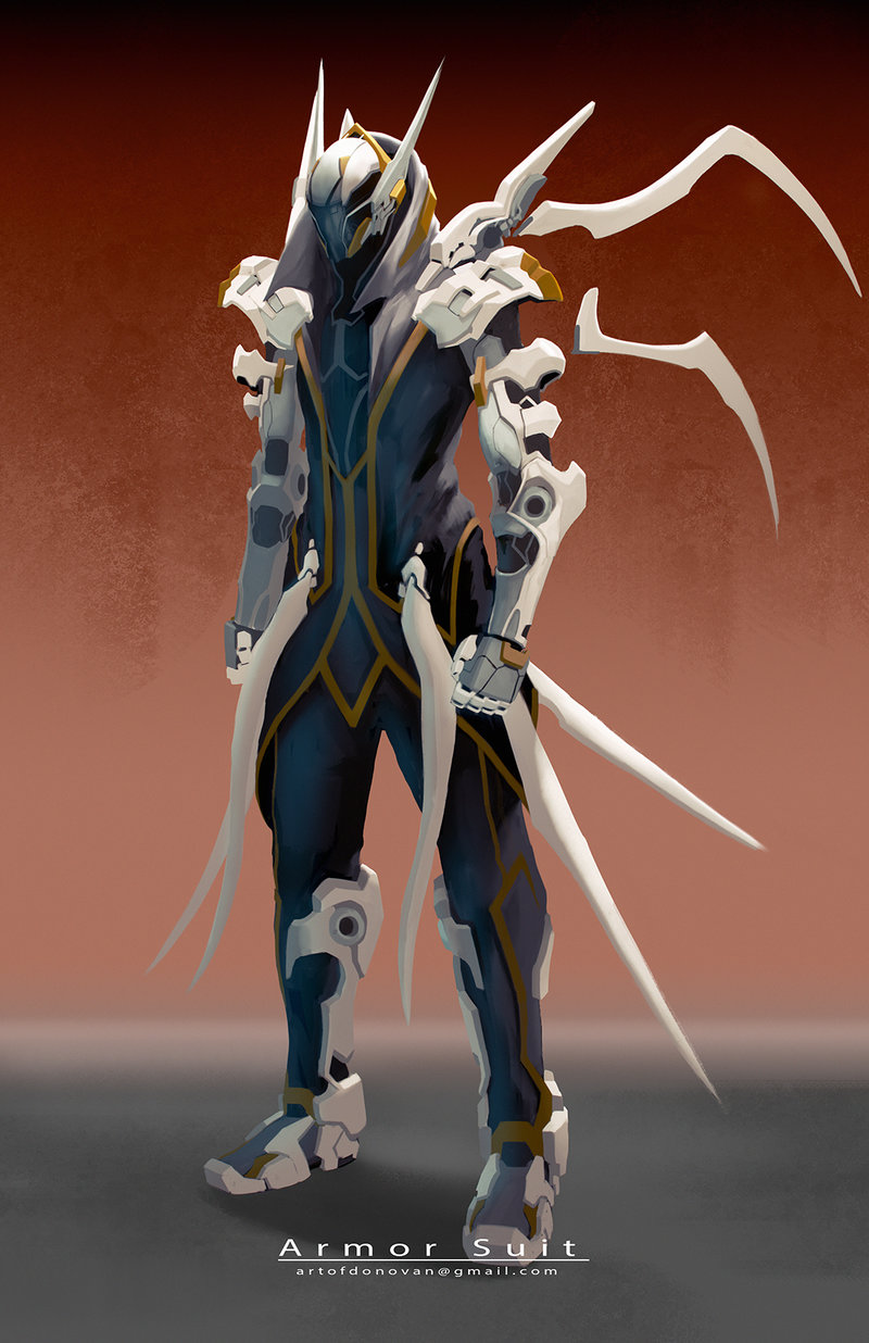 ArtStation - armor suit, Donovan Liu