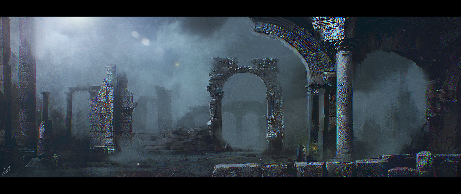 Ruins beginning. Ruins руины Бест. Механические руины. Дым и руины. Руины в пепле.