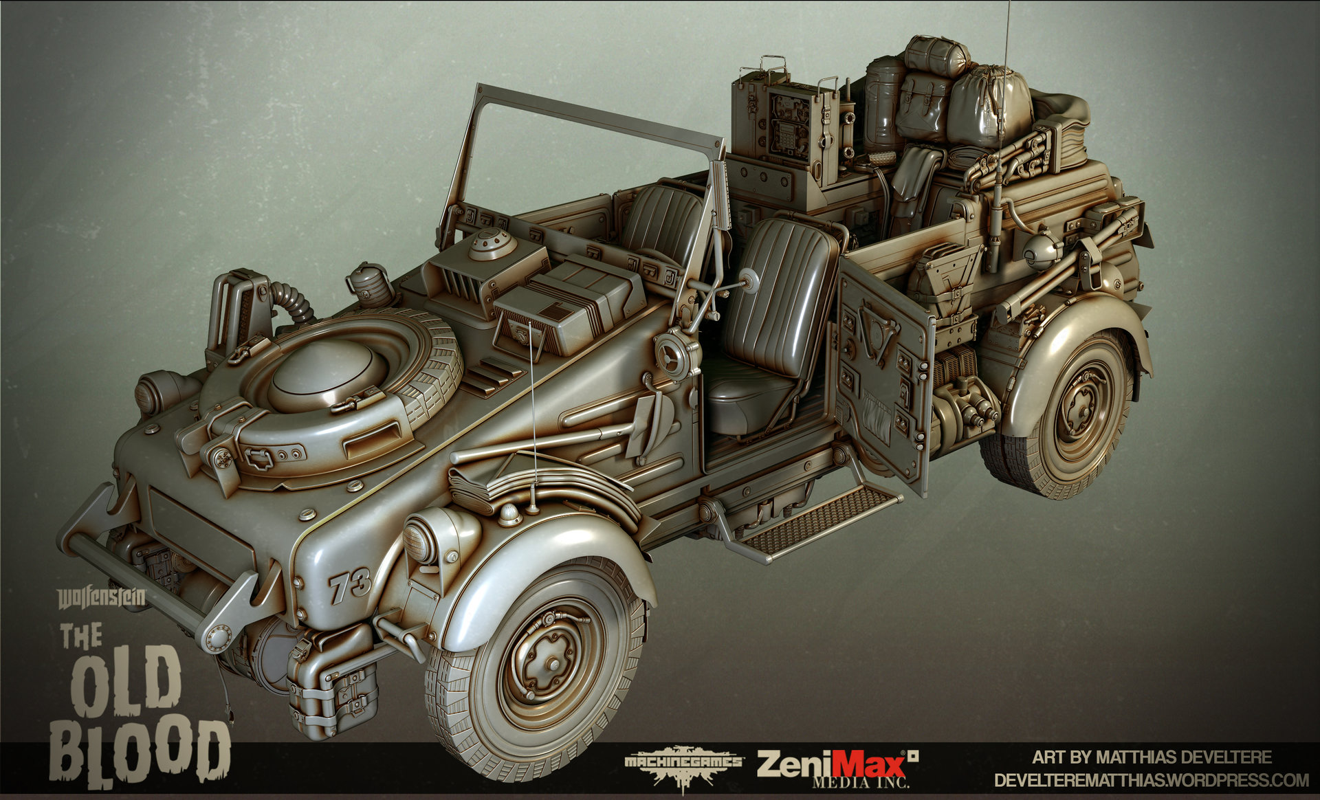 Vehicle I made for Wolfenstein The Old Blood.