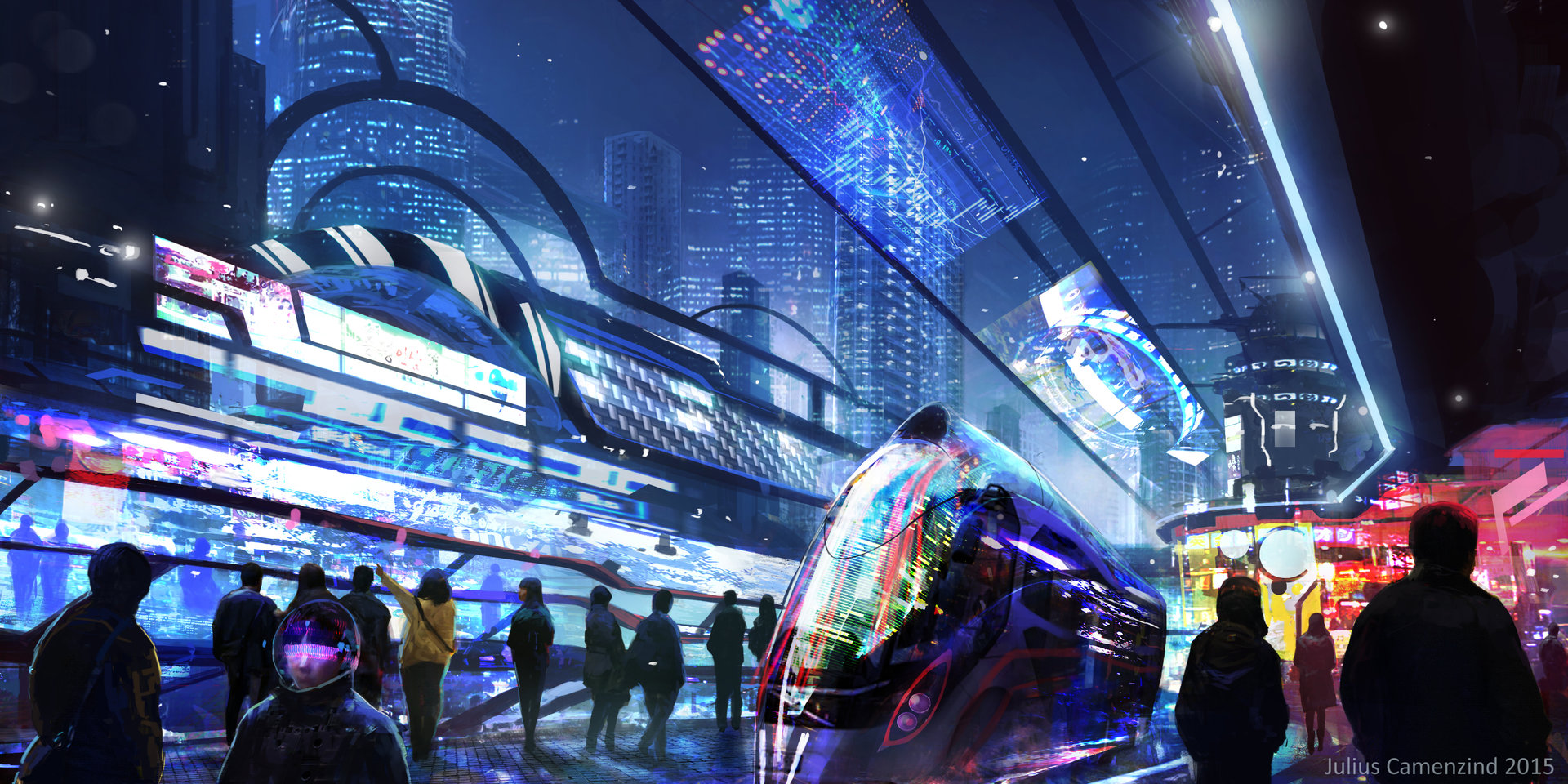 Cyberpunk City By Julius Camenzind Imaginarycyberpunk