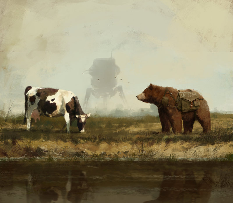 Jakub rozalski wojtek cow