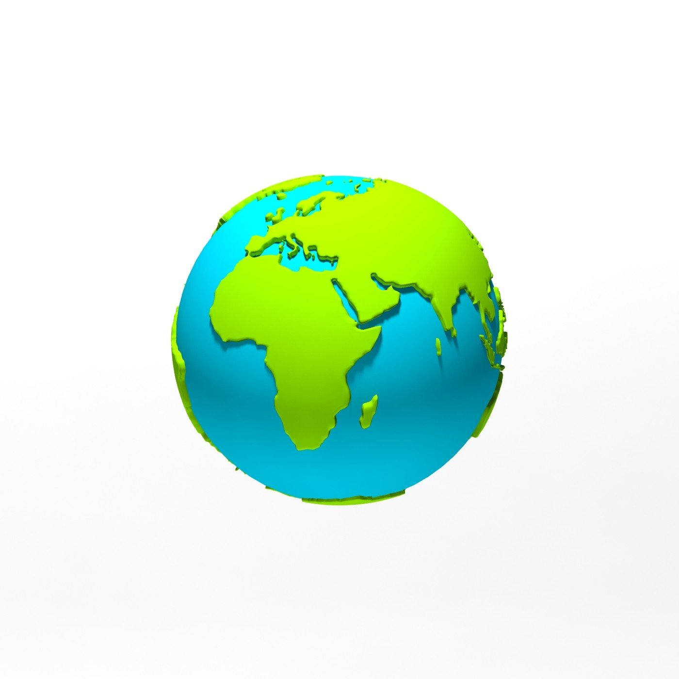 ArtStation - Cartoon world globe, Paulsen Design