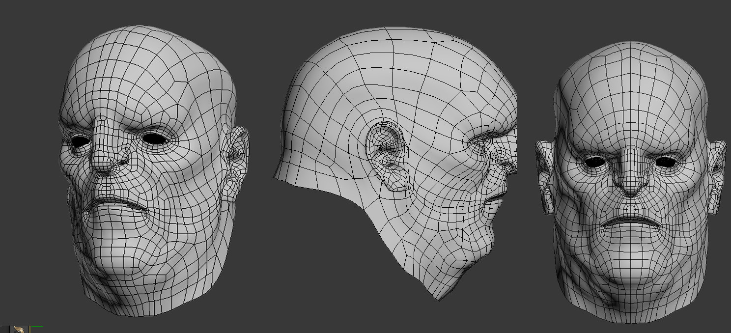 Fabricio rezende retopology face profile