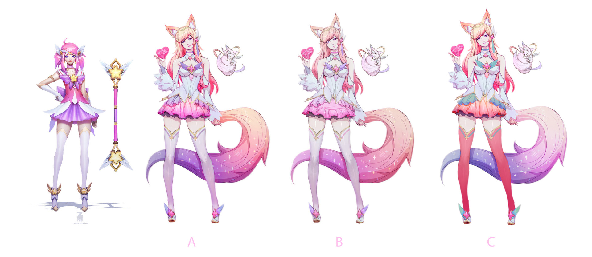 Star Guardian Ahri Concept art by Ahri-FanClub on DeviantArt
