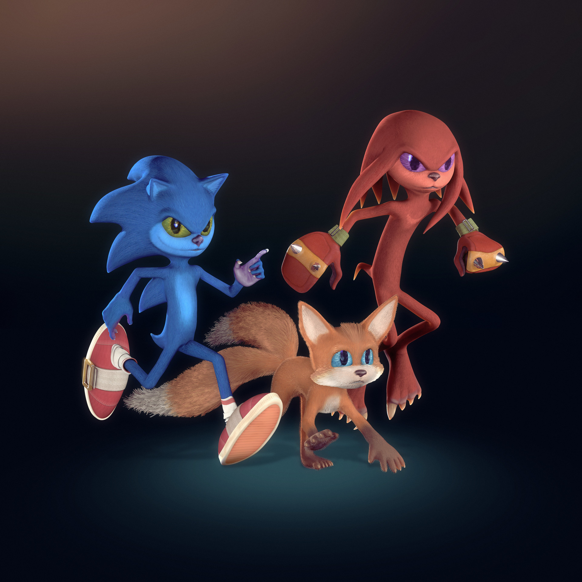 ArtStation - Tails Character - Sonic Movie 2