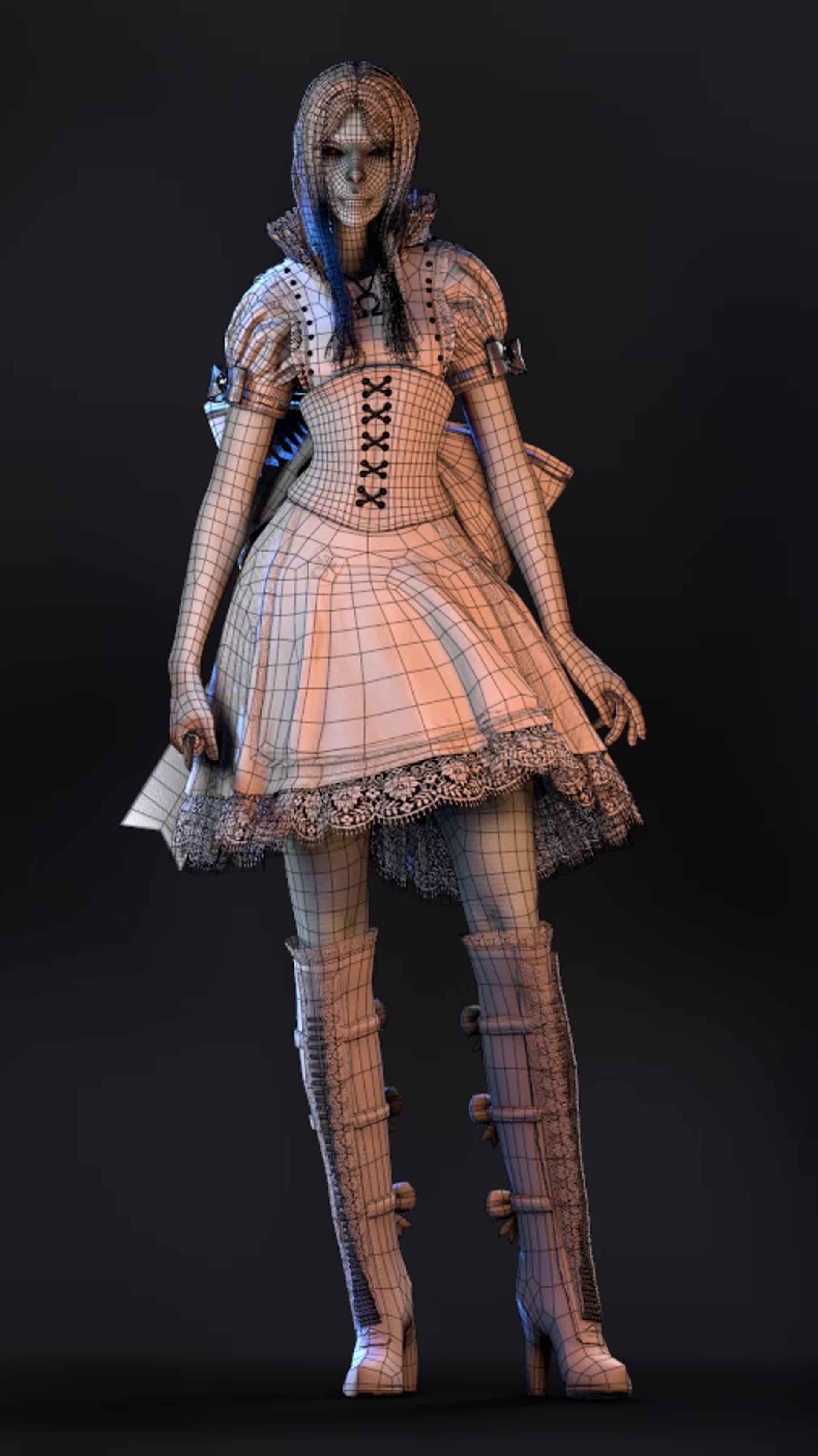 Recreating American McGee's Alice in ZBrush