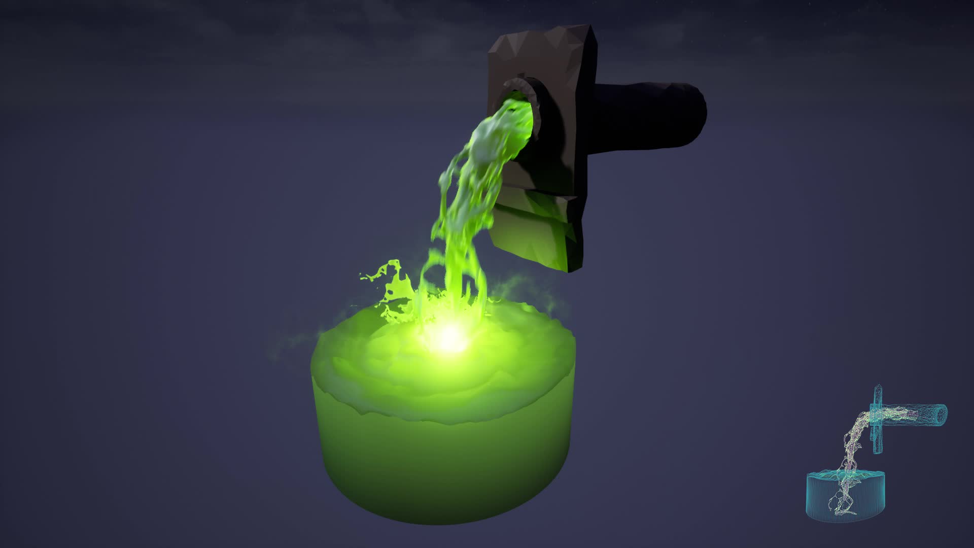 Simon Trümpler - Tileable Liquid Mesh on Spline