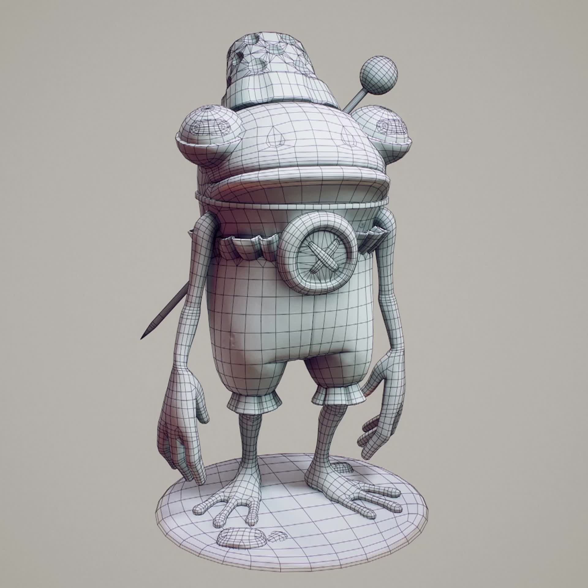 ArtStation - Stylized Frog