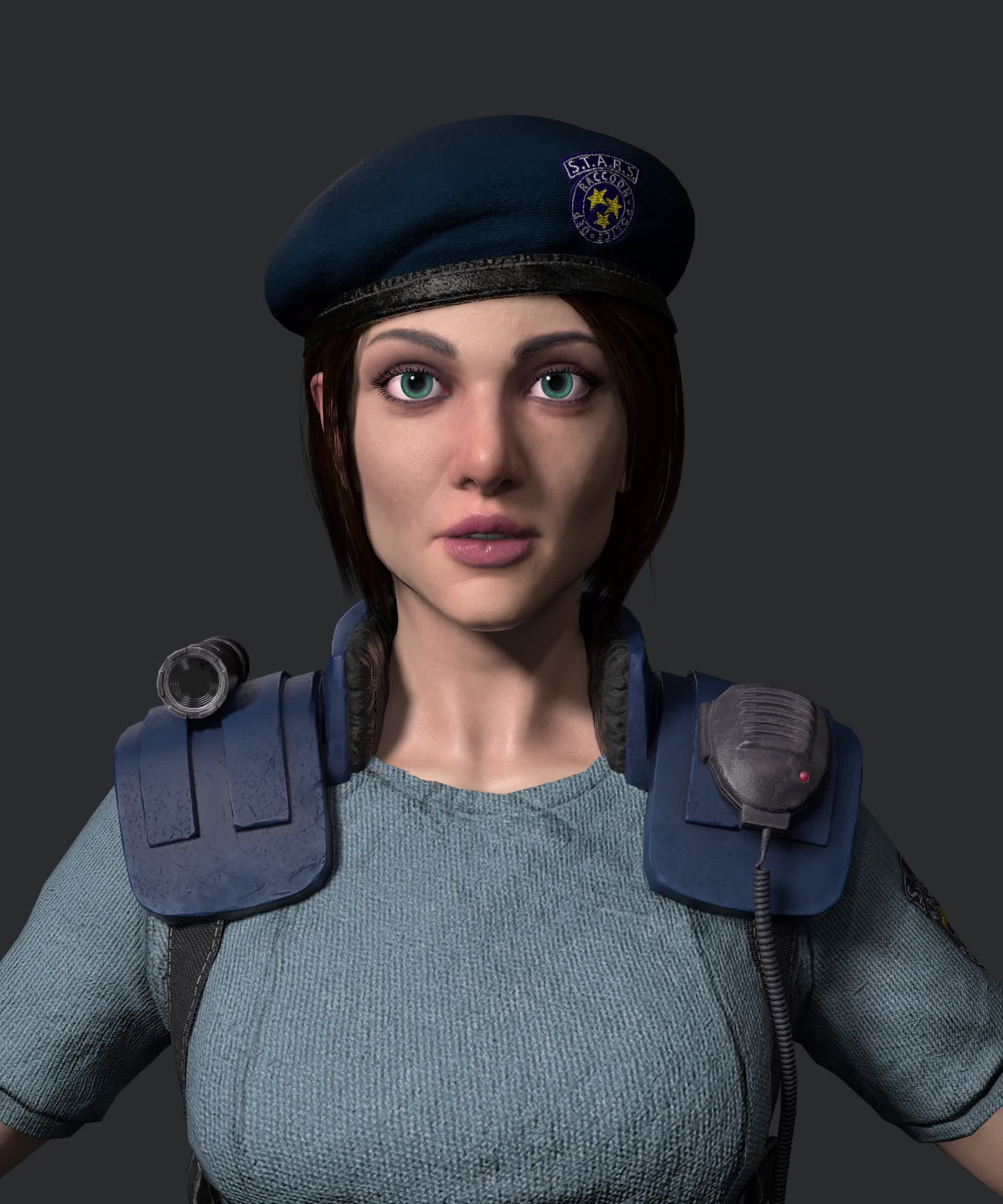 ArtStation - Jill Valentine from Resident Evil #2