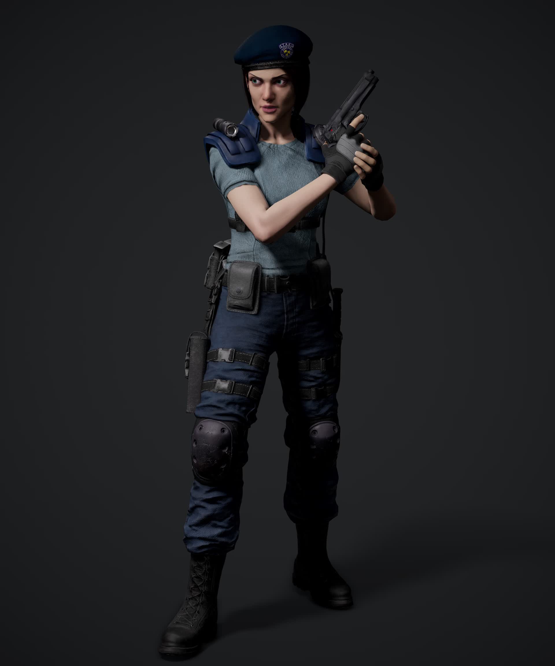 ArtStation - Jill Valentine from Resident Evil #2