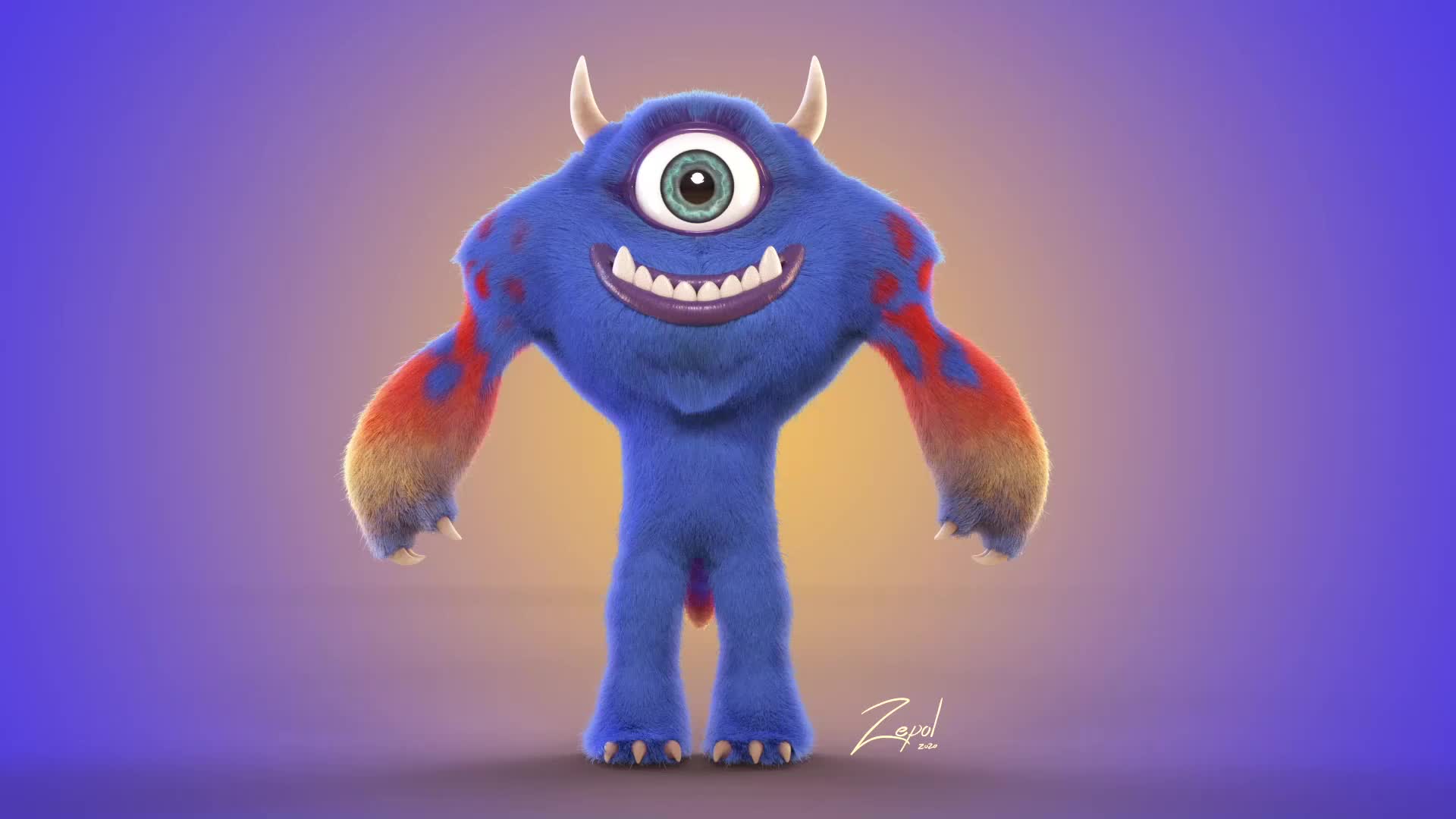 ArtStation - Monsters, Inc. inspired characters