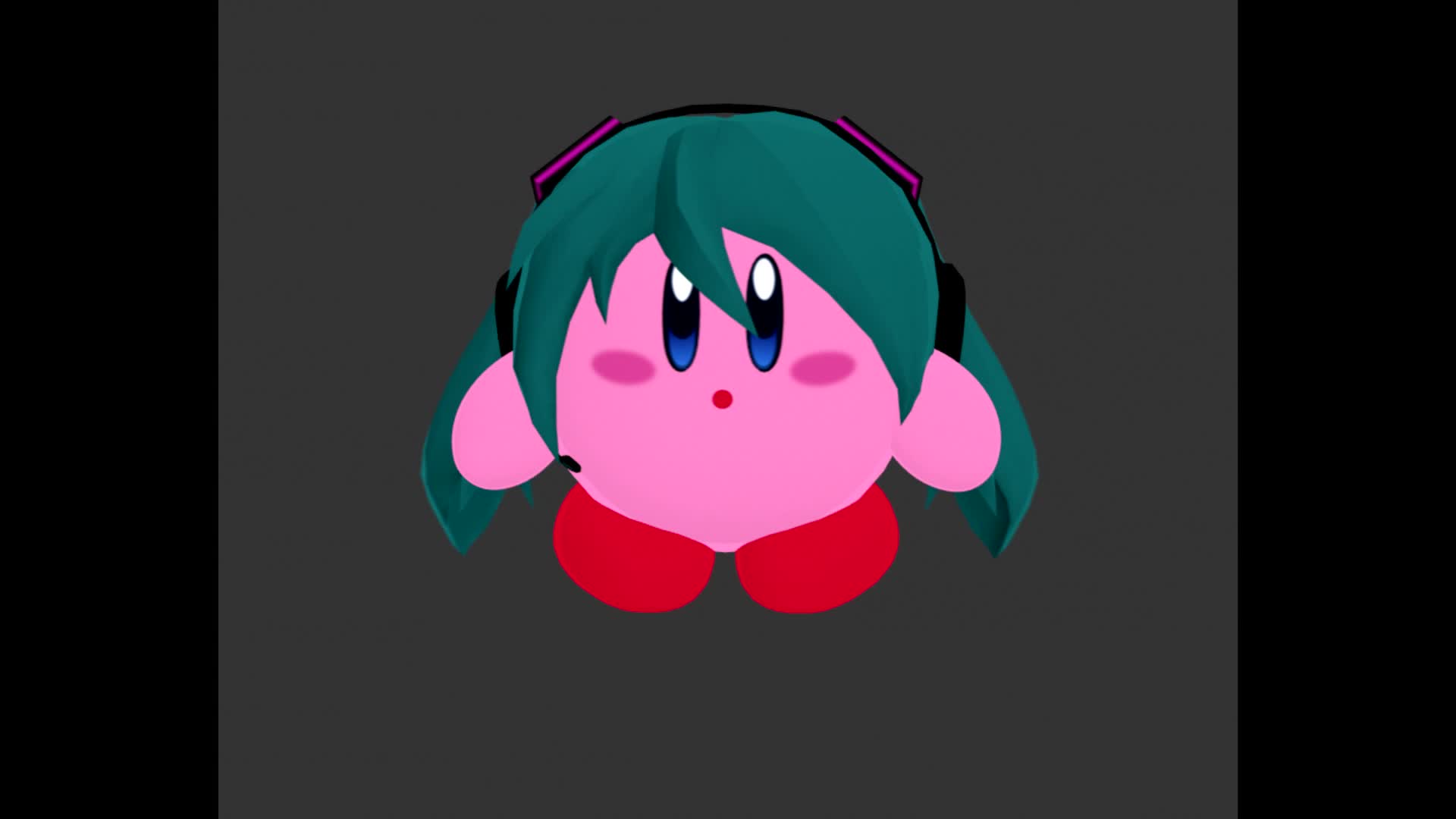 ArtStation - Kirby - Hatsune Miku (Smash Ultimate Fan Art)