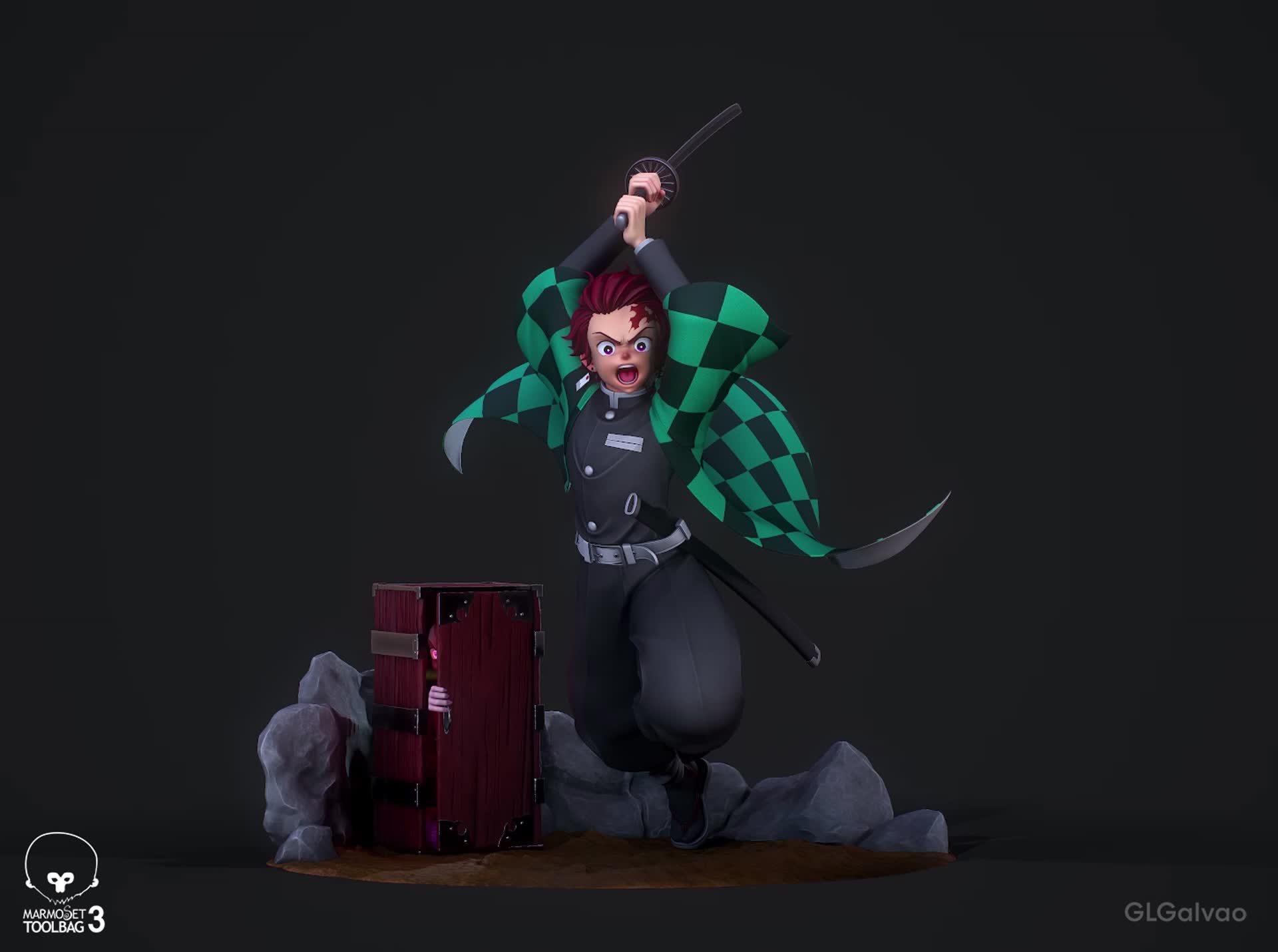 3D Demon Slayer Tanjiro Kamado model - TurboSquid 2112403