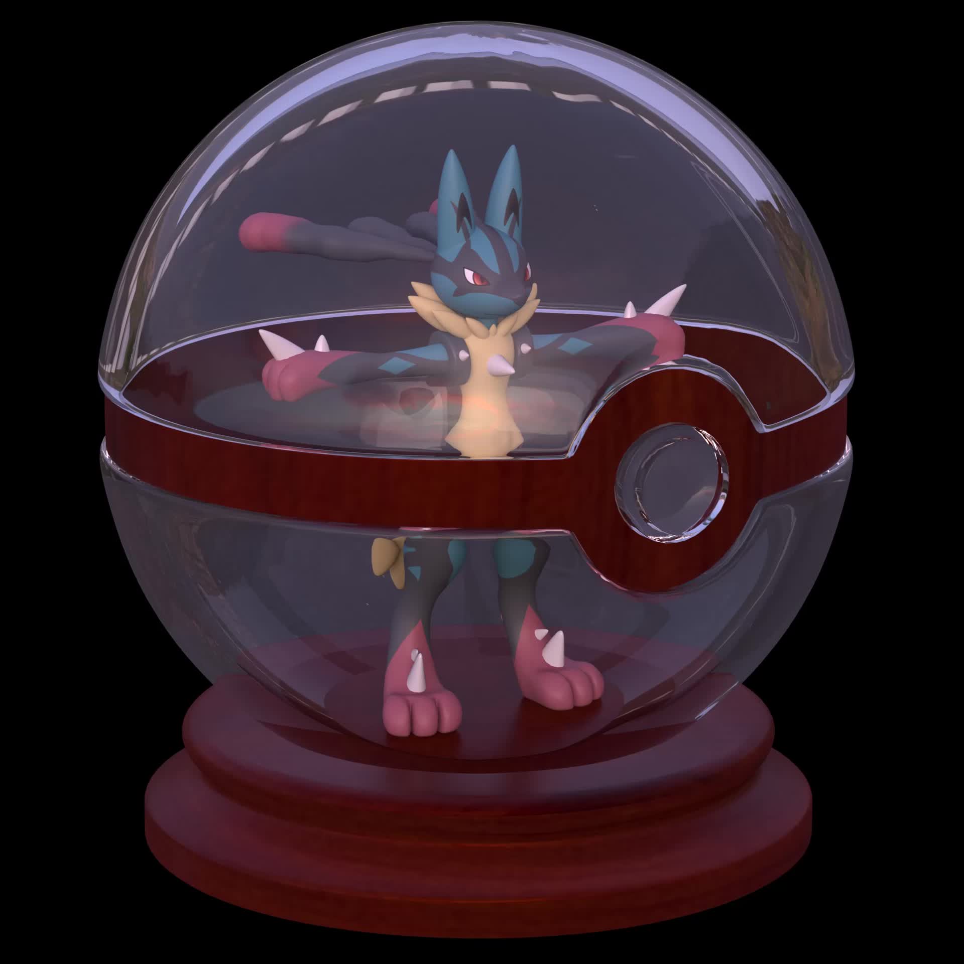 ArtStation - Pokemon : Mega Lucario