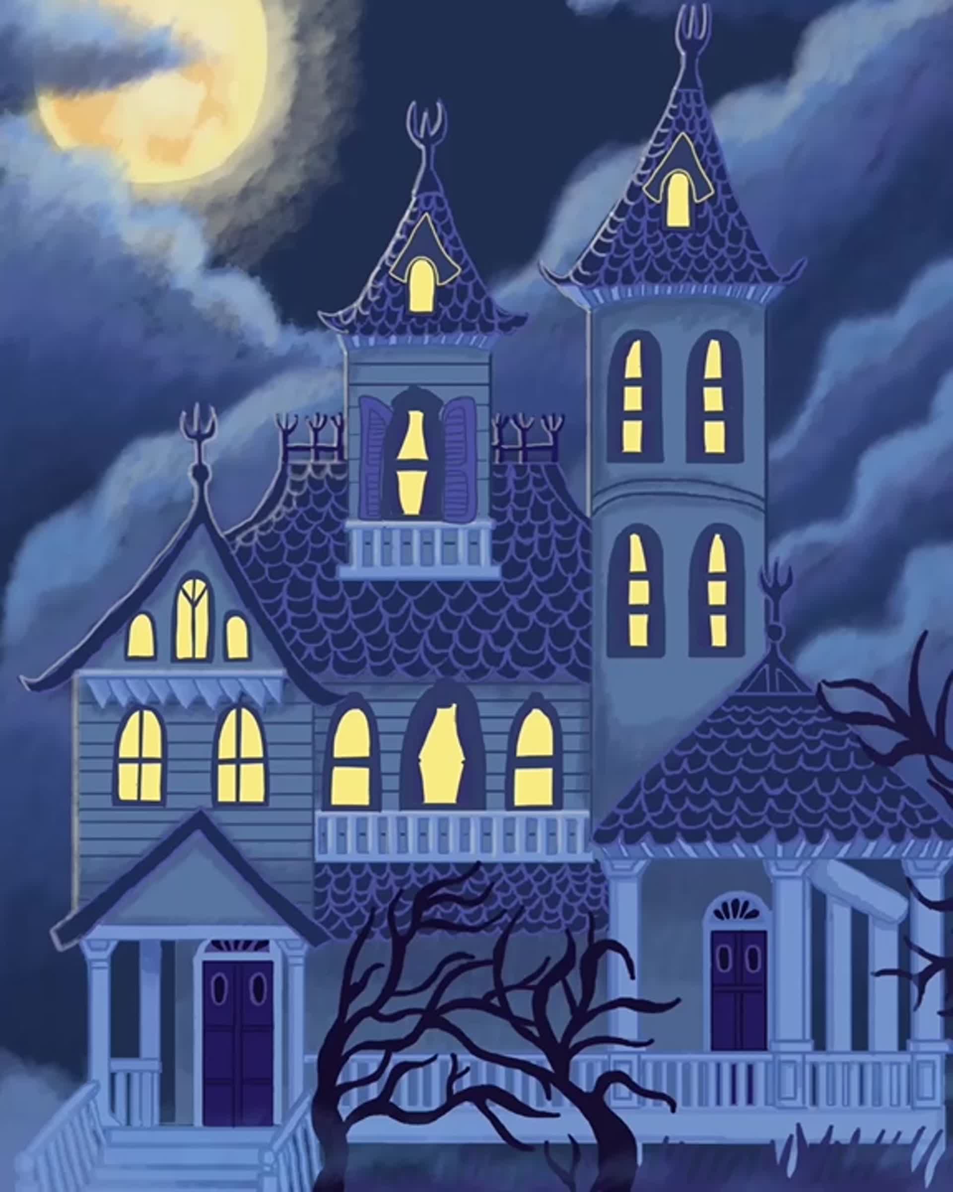 Animated Haunted House Series