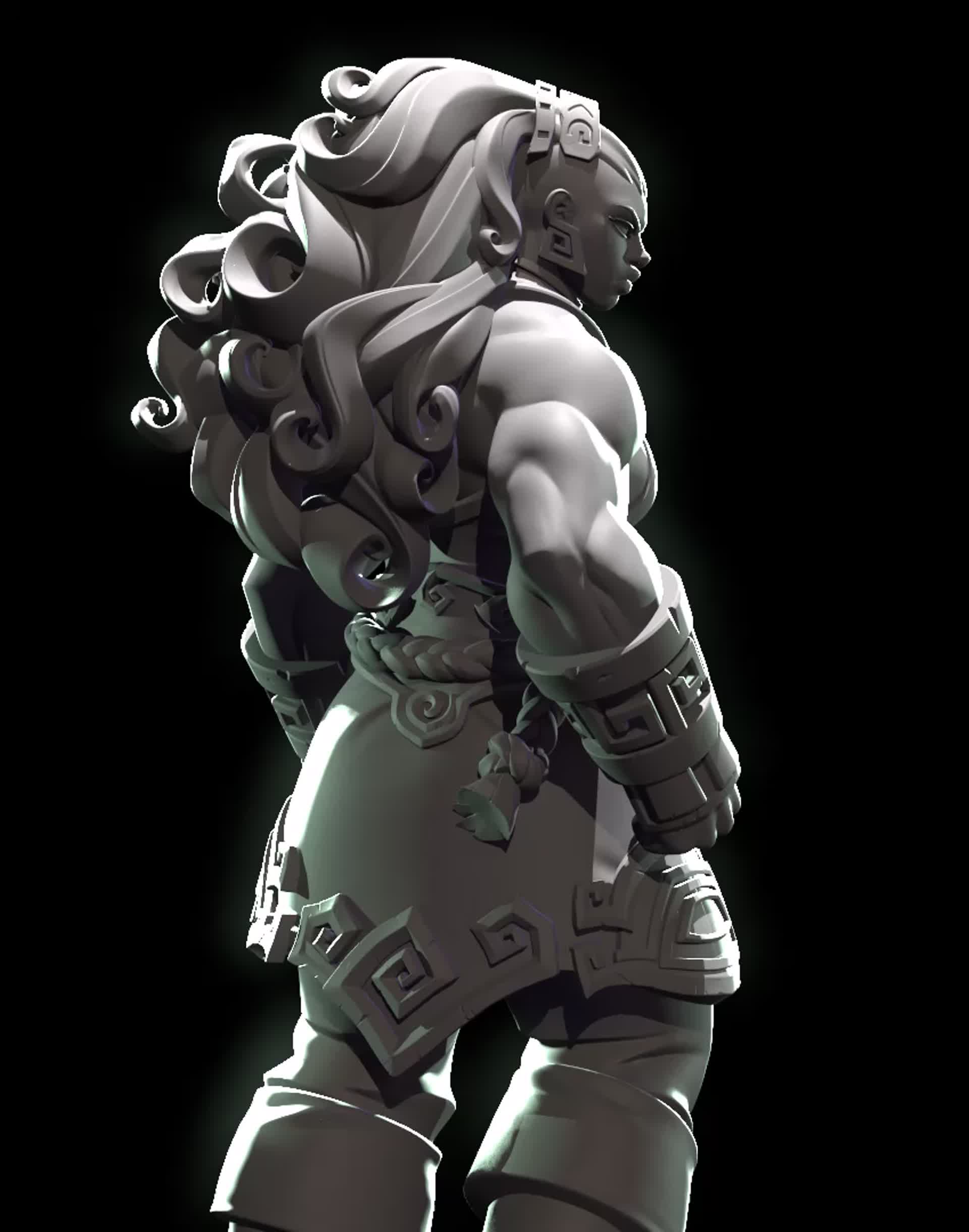 league of legends Illaoi by dojozhang, Character Art, 2D