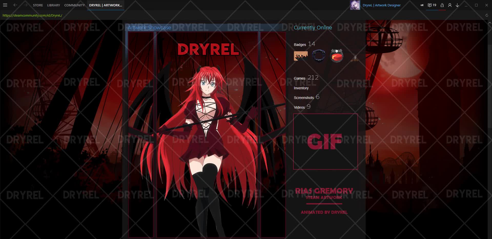 Highschool DXD Anime Graphic · Creative Fabrica