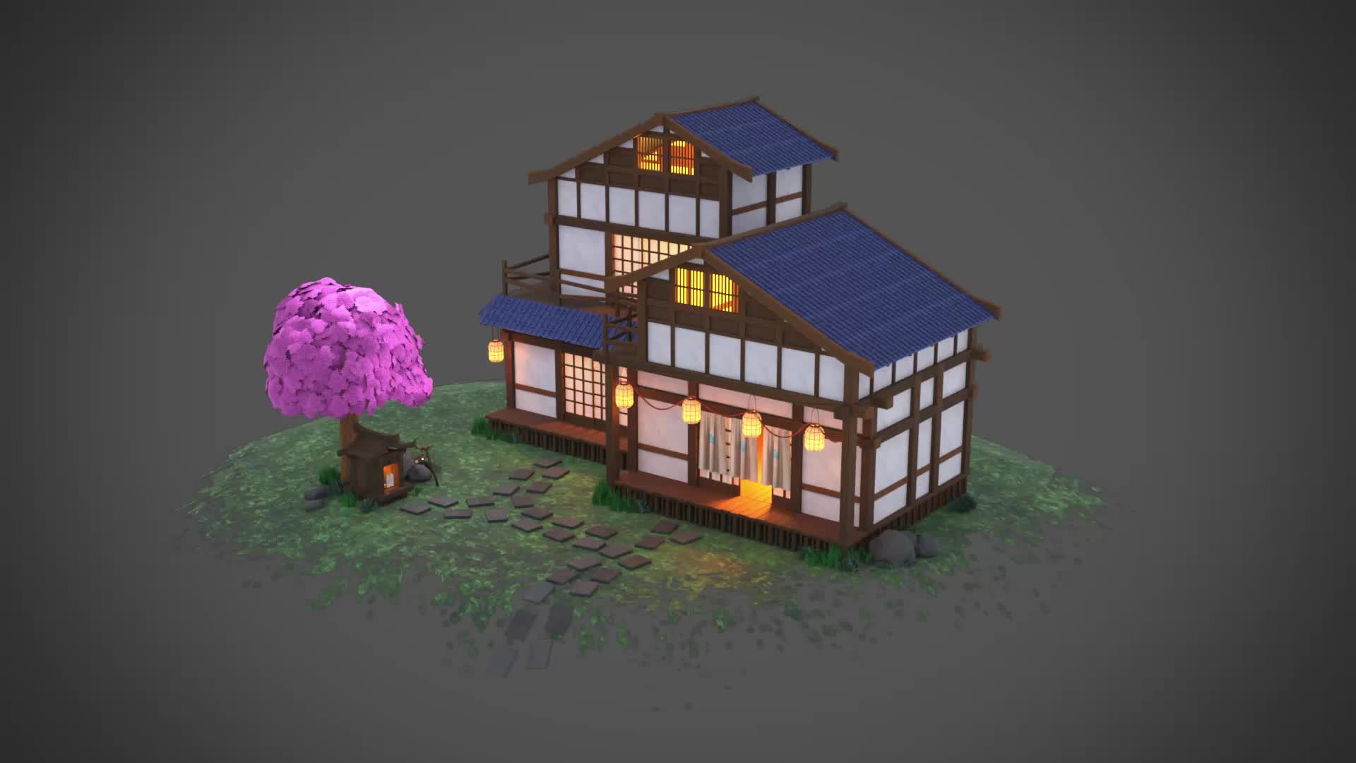 ArtStation - ROBLOX ANIME/JAPANESE STYLE HOUSES