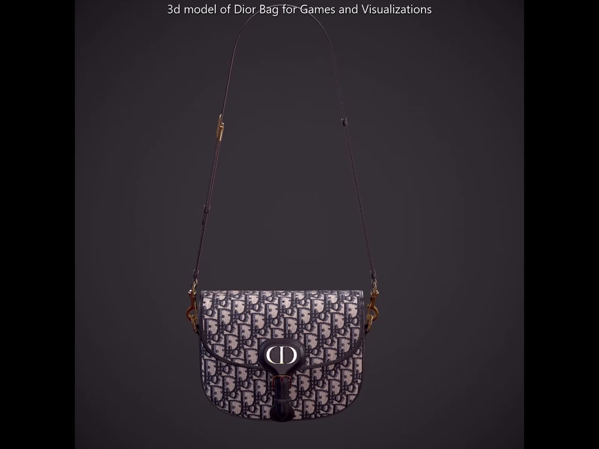 ArtStation - Cross Bag Louis Vuitton 3D model