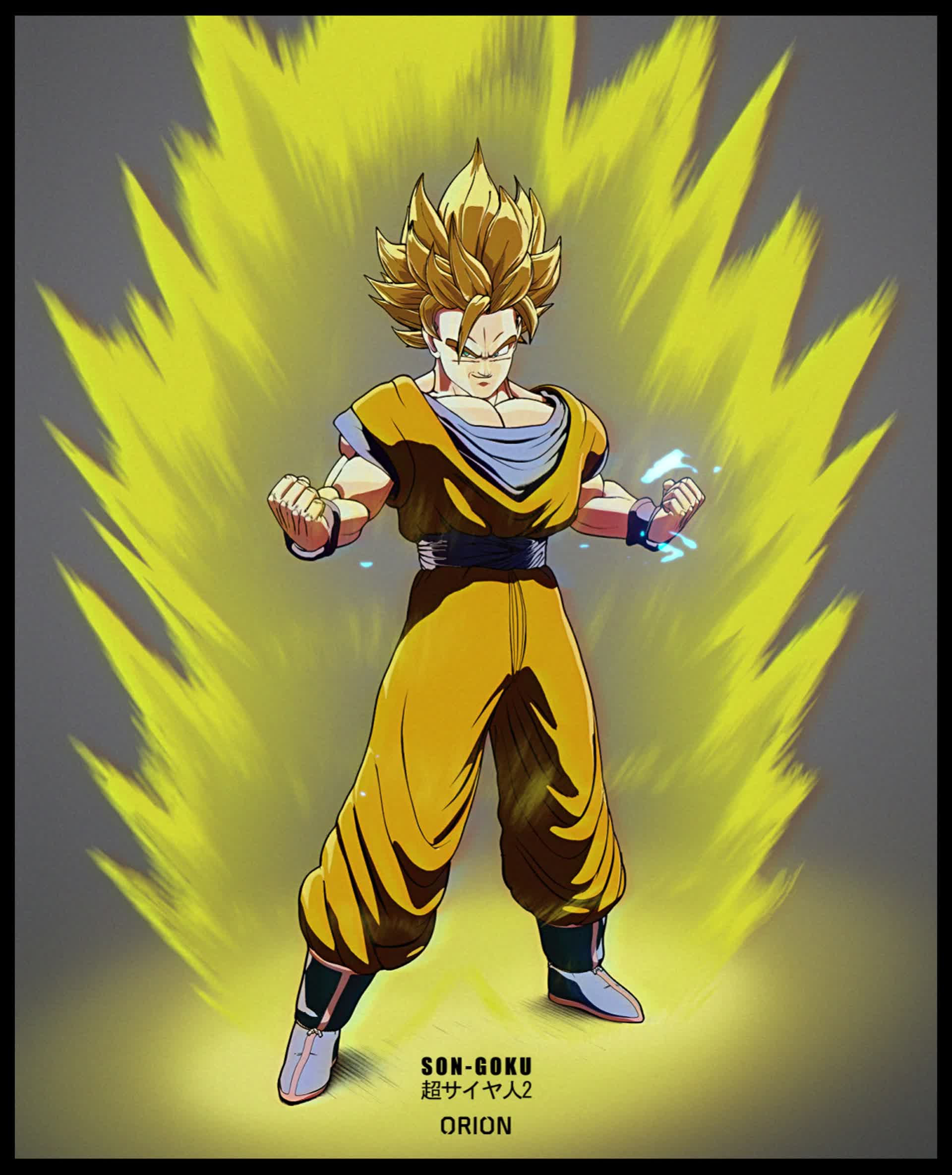 ArtStation - Son Goku Super Saiyan 1