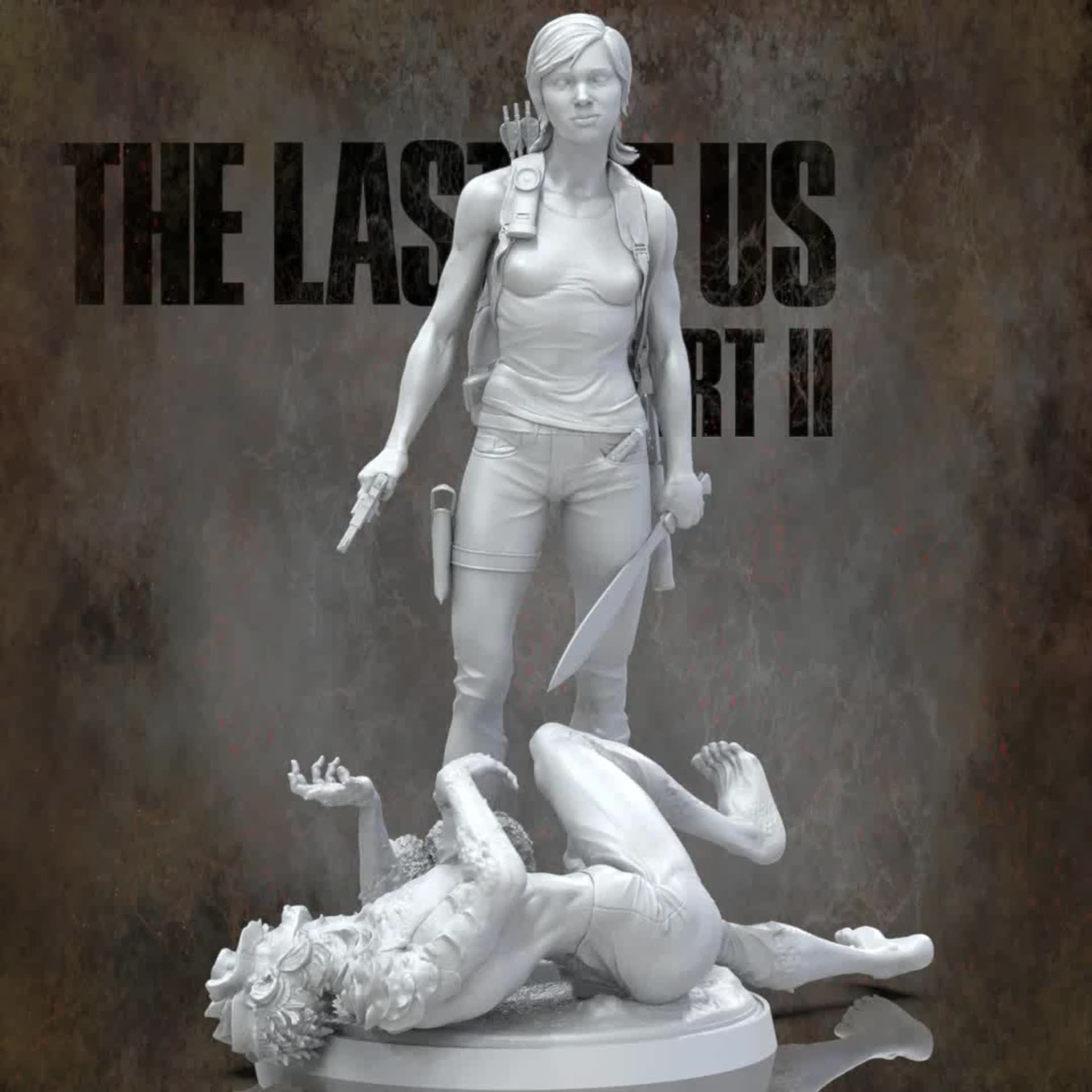 3D Printed Miniatures: Ellie Resin Model, Collectibles & Statues