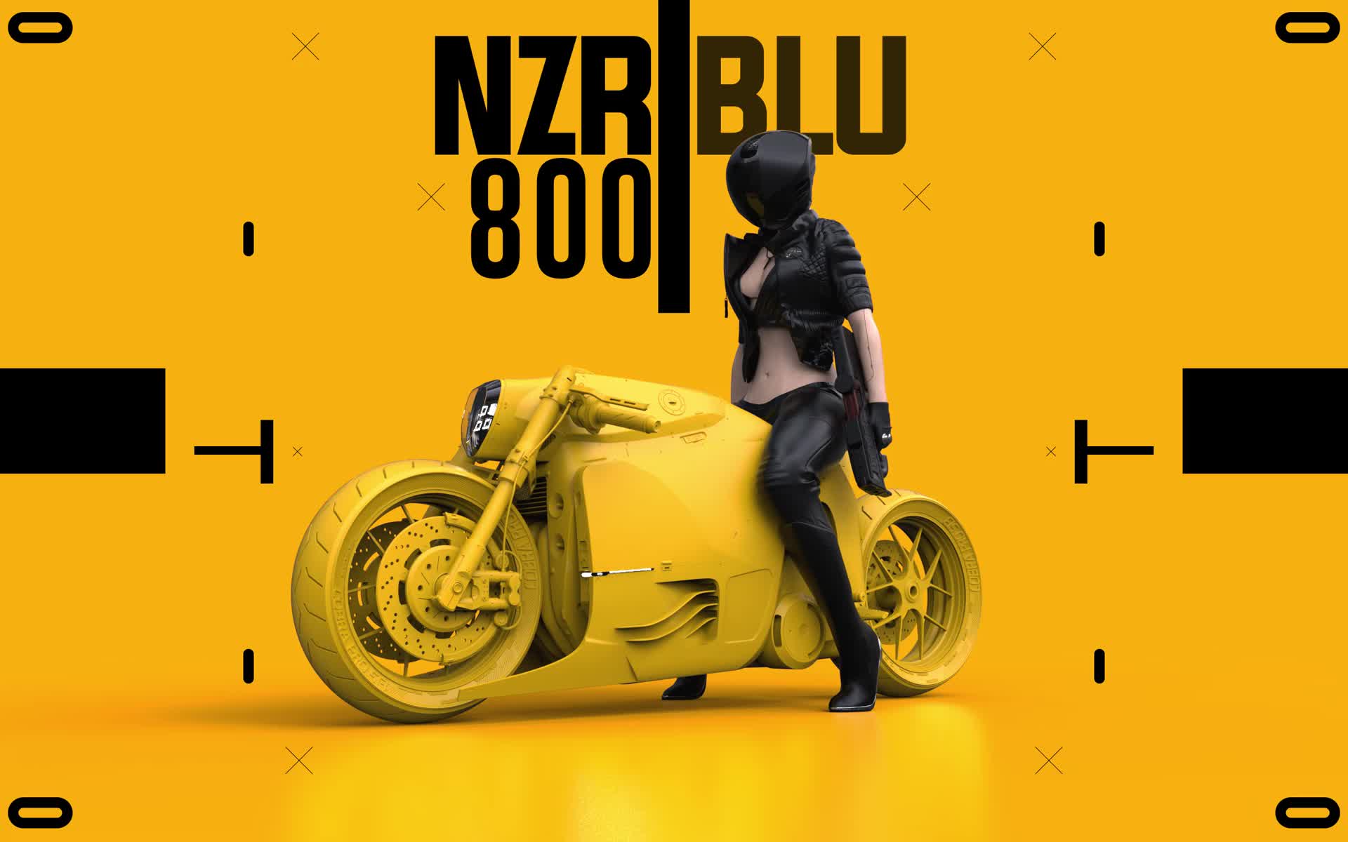 Nelson Tai - Concept Art & Design - NZR800 concept moto