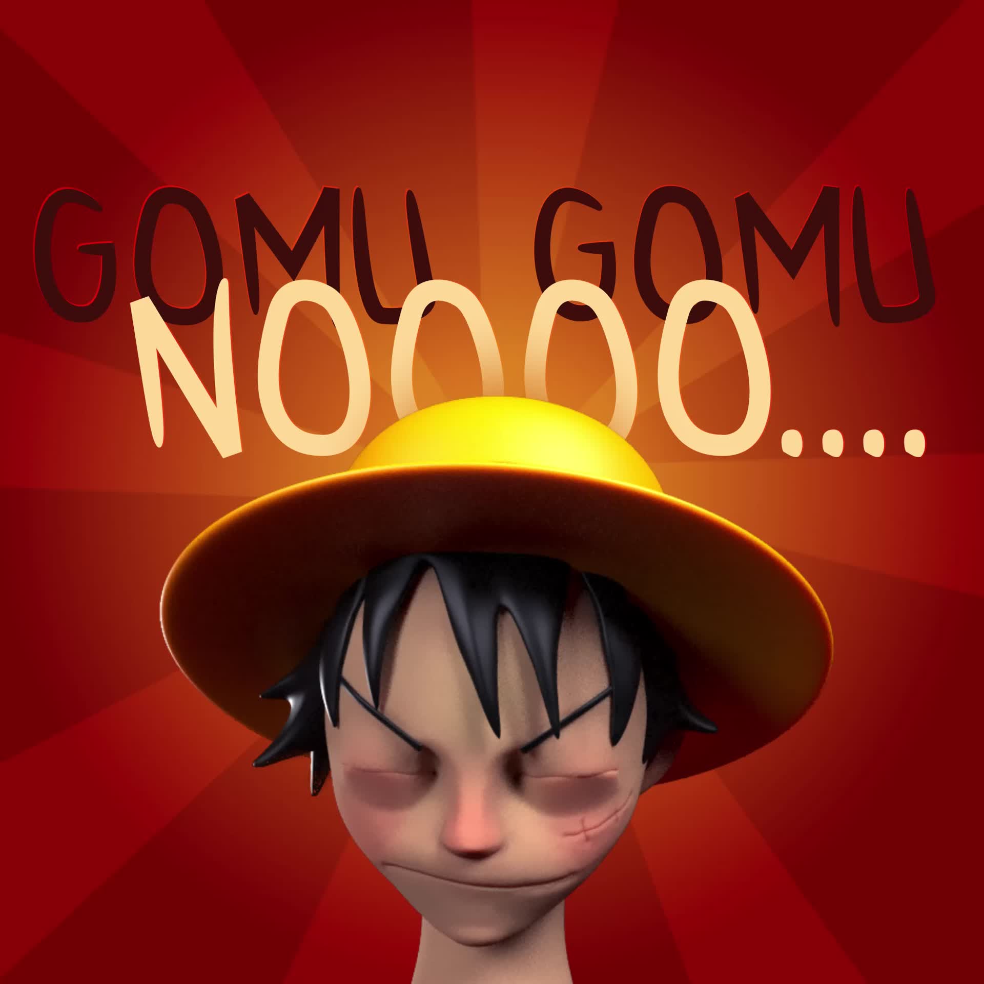 Luffy Gomu Gomu Posters and Art Prints for Sale