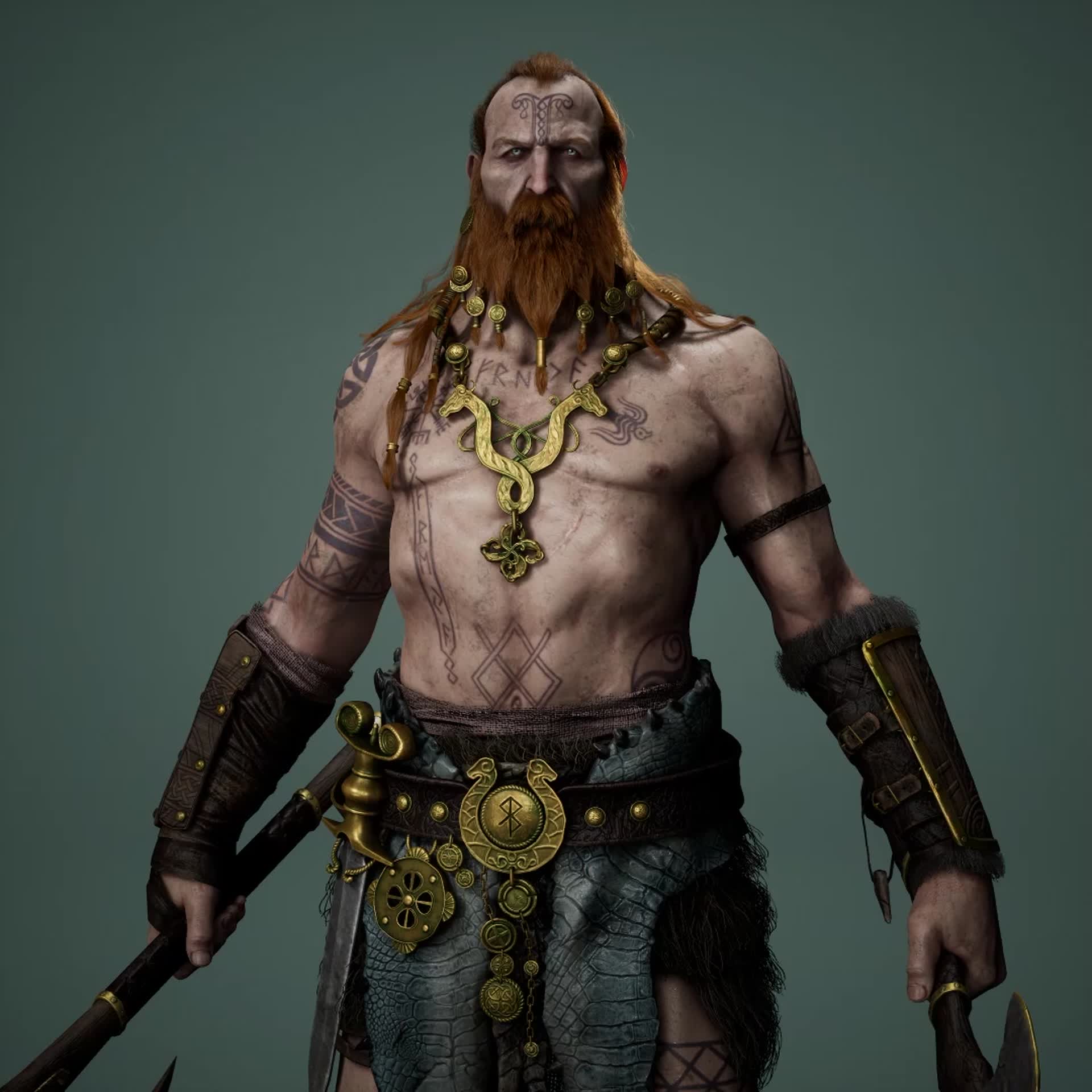 ArtStation - Celtic Warrior