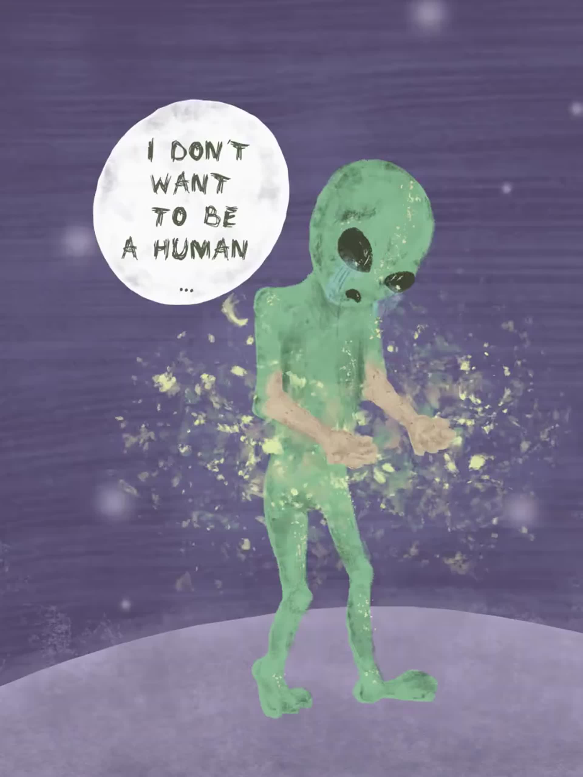 Sad Alien Memes Depressed Alien