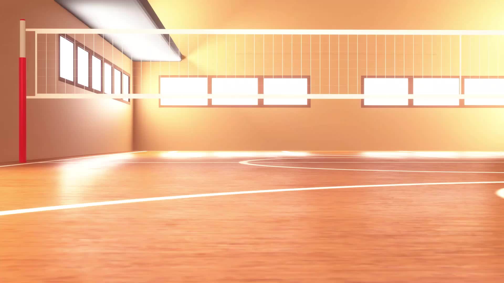 ArtStation - Haikyuu!! volleyball court