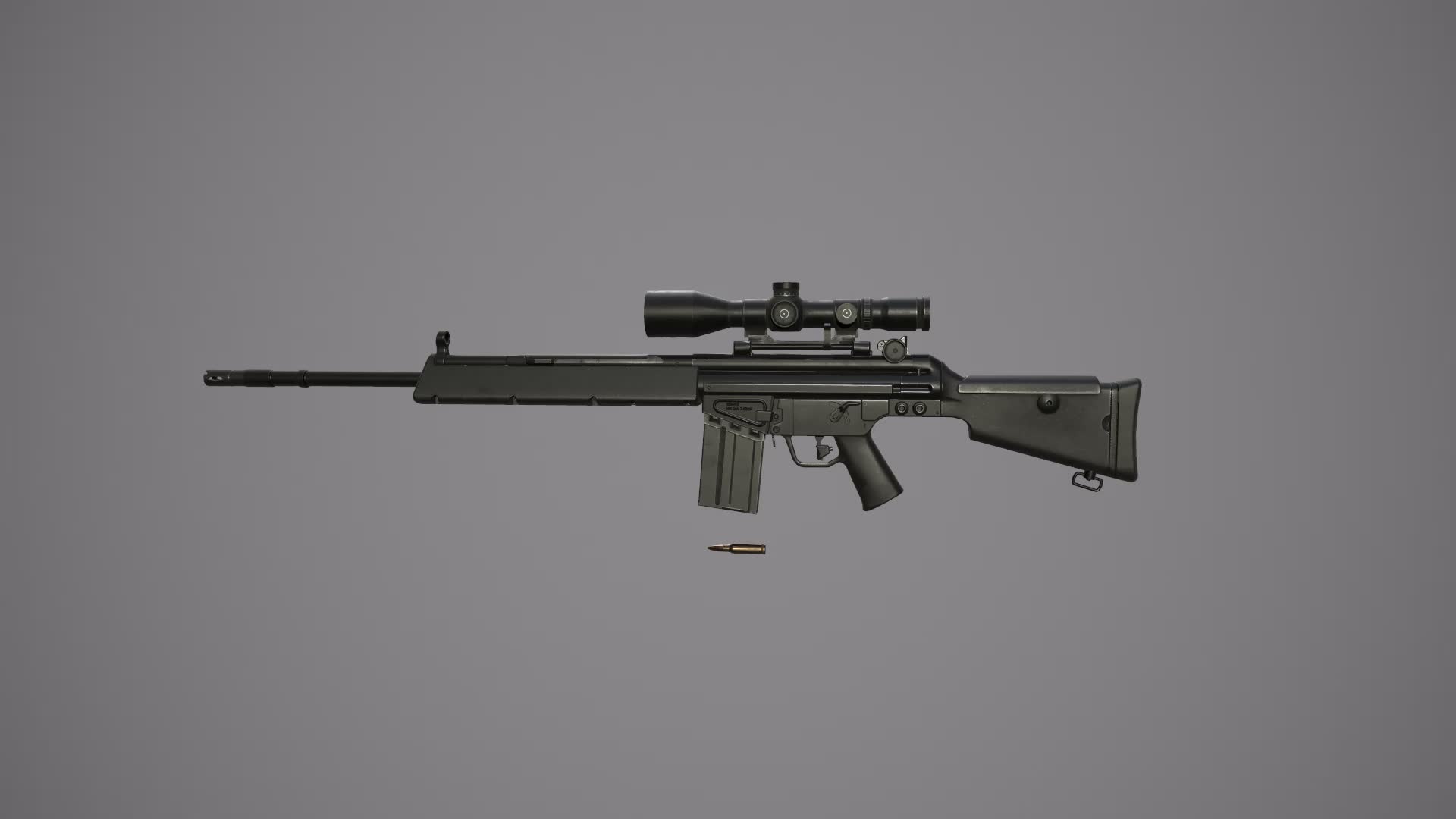ArtStation - H&K MSG90 Sniper Rifle