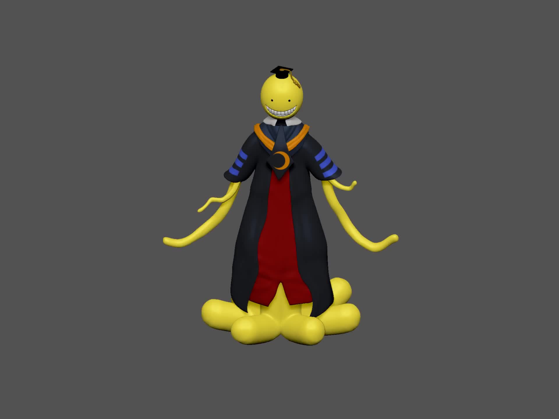 STL file KORO SENSEI - Assassination Classroom (Ansatsu Kyōshitsu) - MODEL  🐉・3D printable model to download・Cults