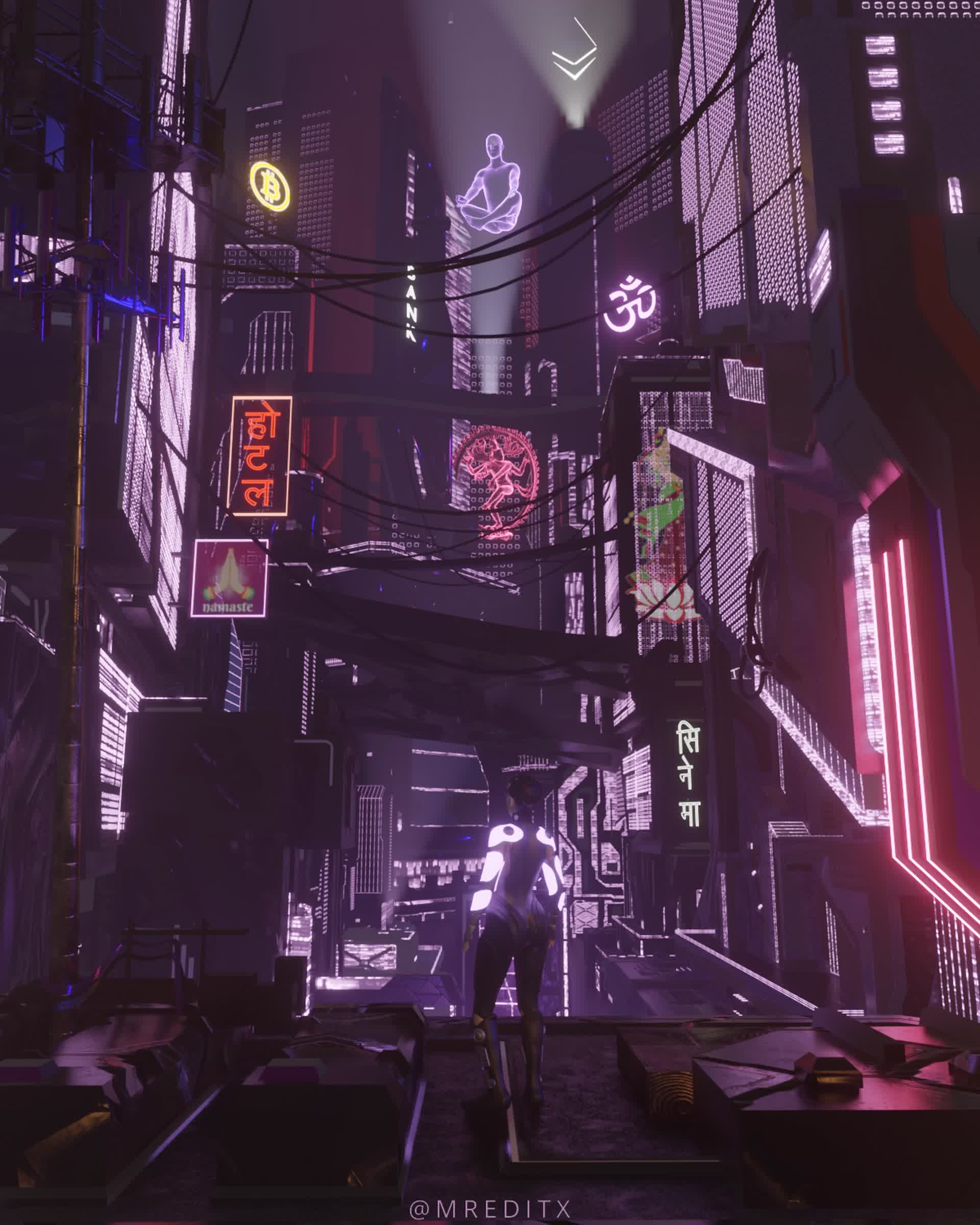 ArtStation - Cyberpunk animated loop