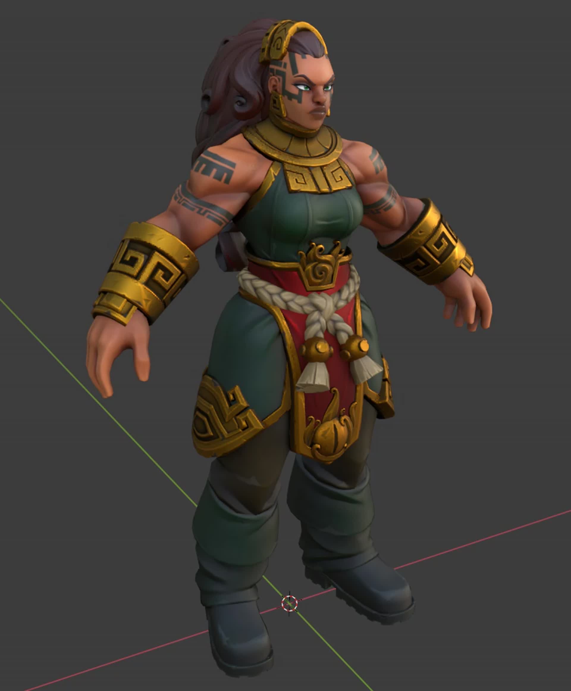 3D Printed Illaoi Figure League of Legends 