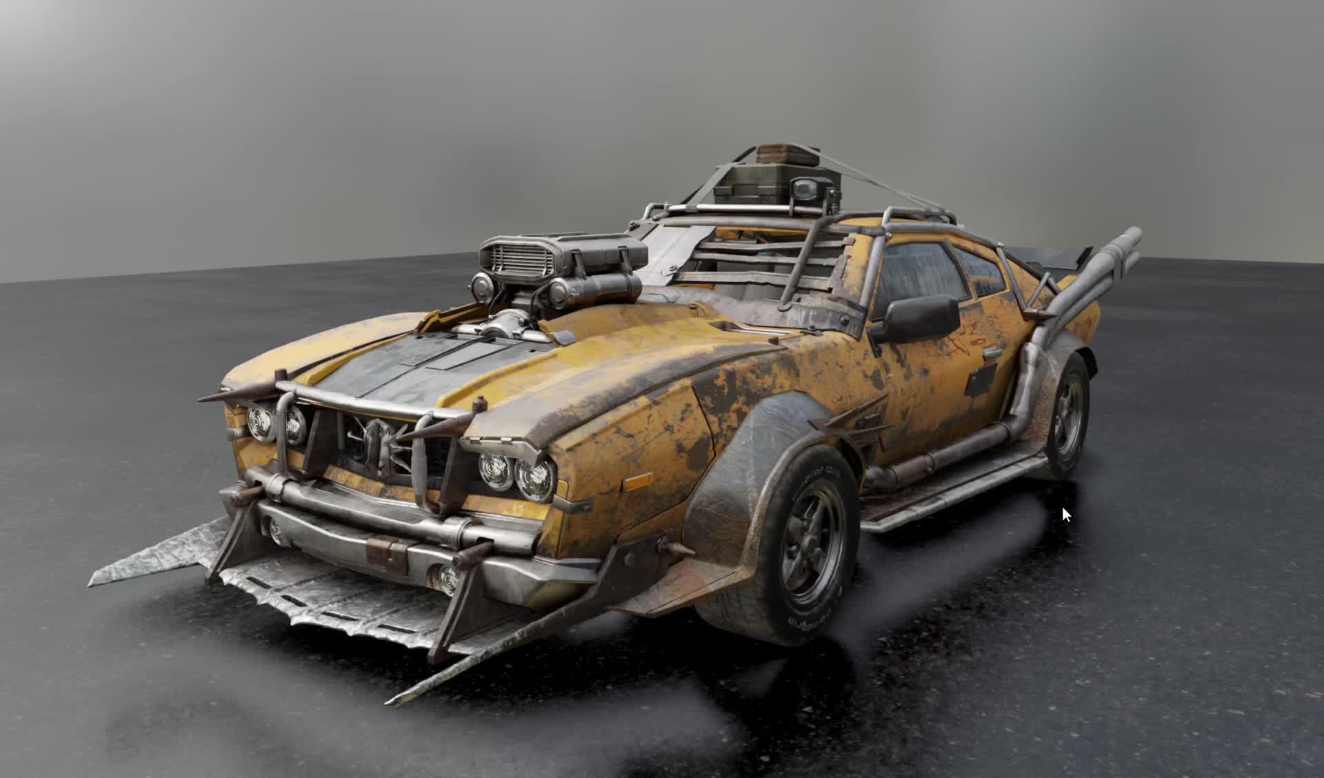 Dawnpu at Art vision studio - muscle car for Doomsday: Last Dawnpu at Art vision studio - muscle car for Doomsday: Last