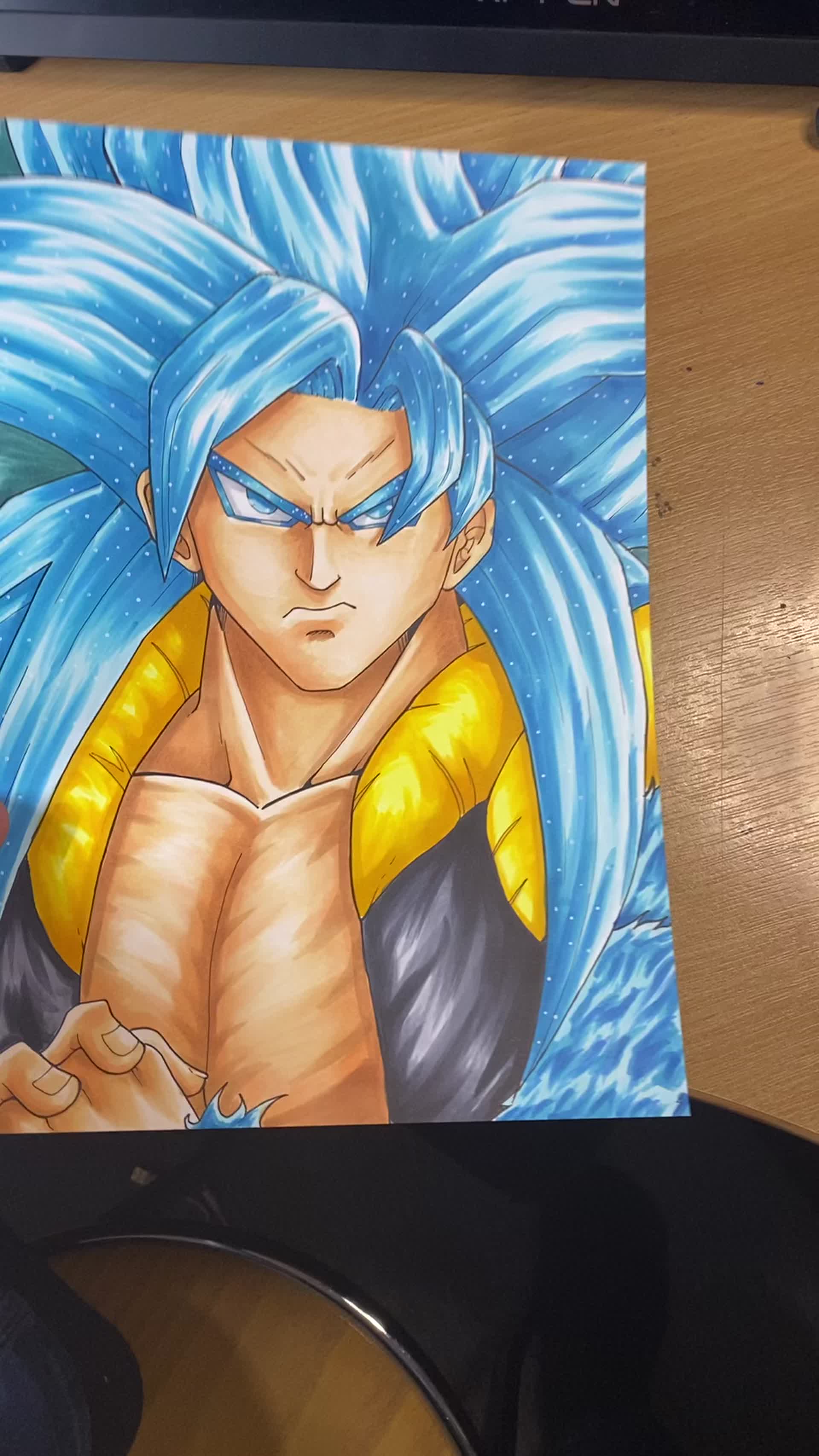 Gogeta SSJ4 SSJ Blue - DempseyJ Illustrations