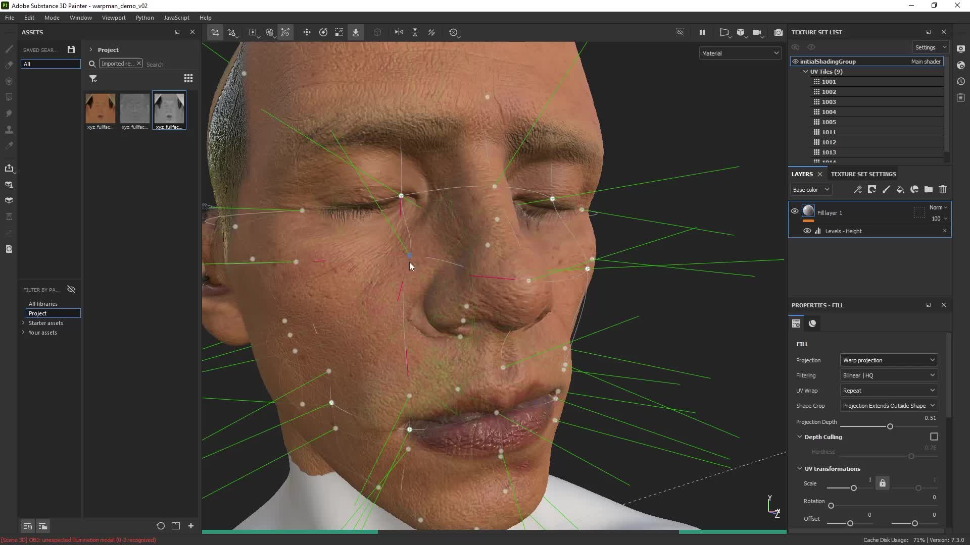 substance painter face