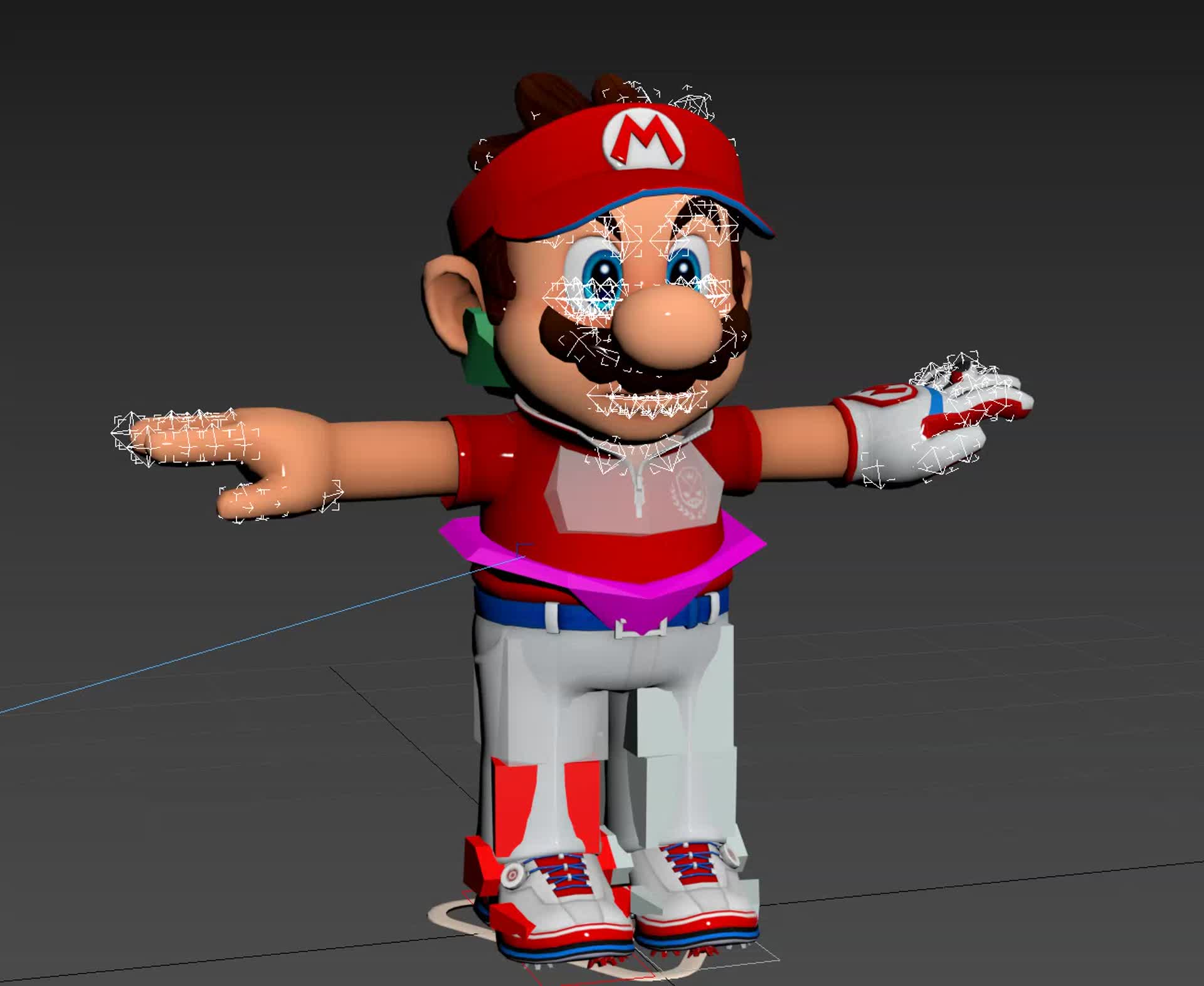 ArtStation - Super Mario Model T Pose