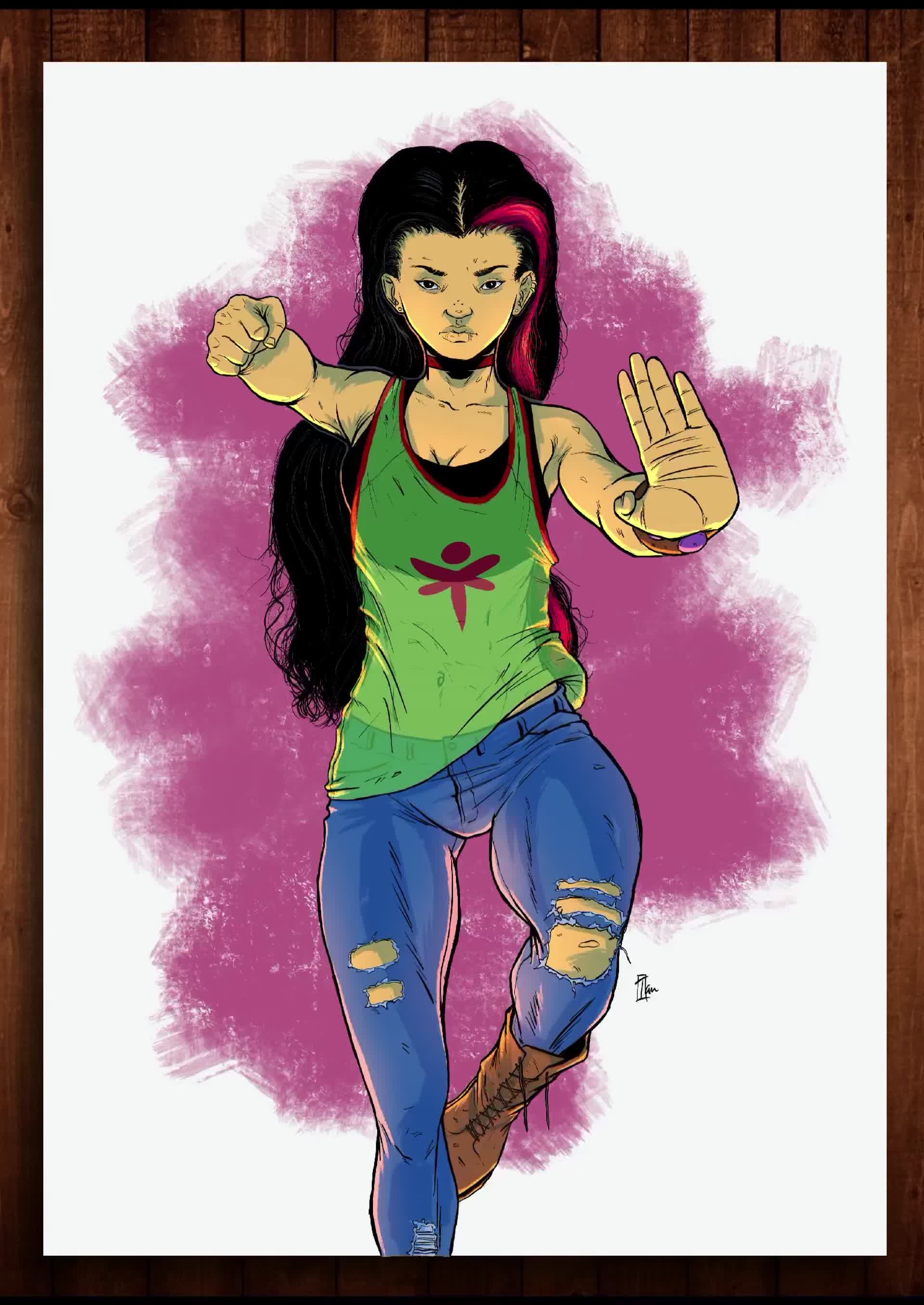 lee.　イラスト ArtStation - The Life and Times of Juniper Lee - Juniper 