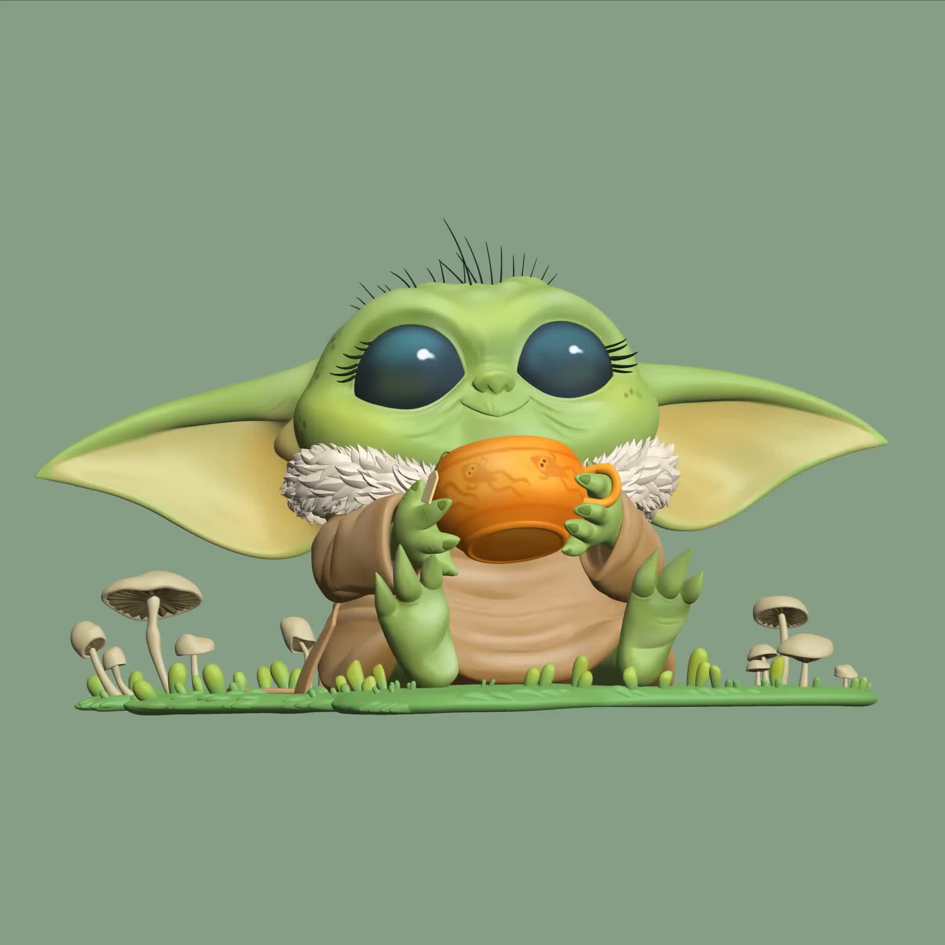 ArtStation - Baby Yoda Day