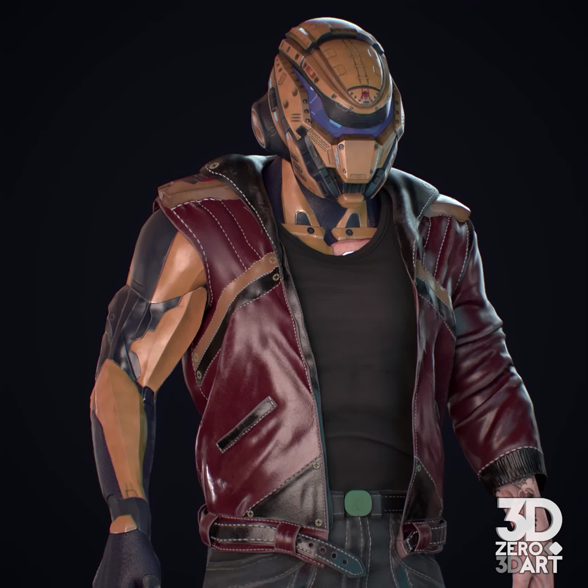 ArtStation - Sci-Fi - Cyberpunk Guy