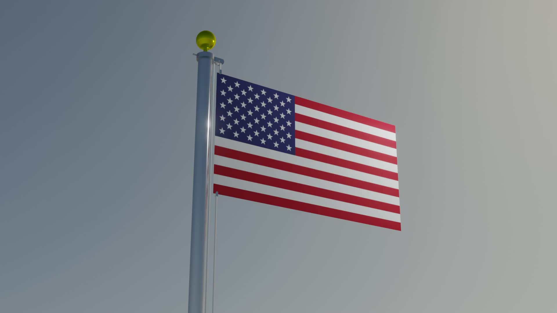 animated american flag waving in the wind