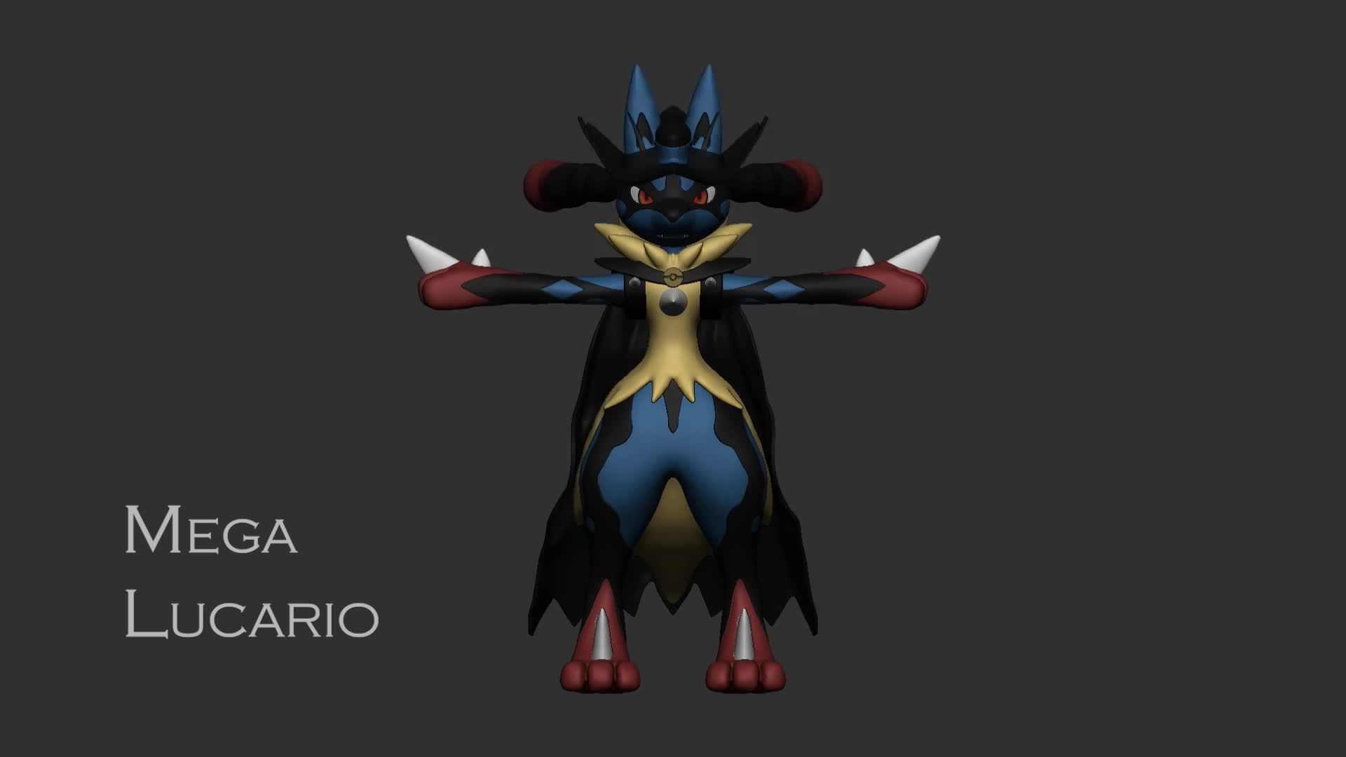 ArtStation - Pokemon : Mega Lucario