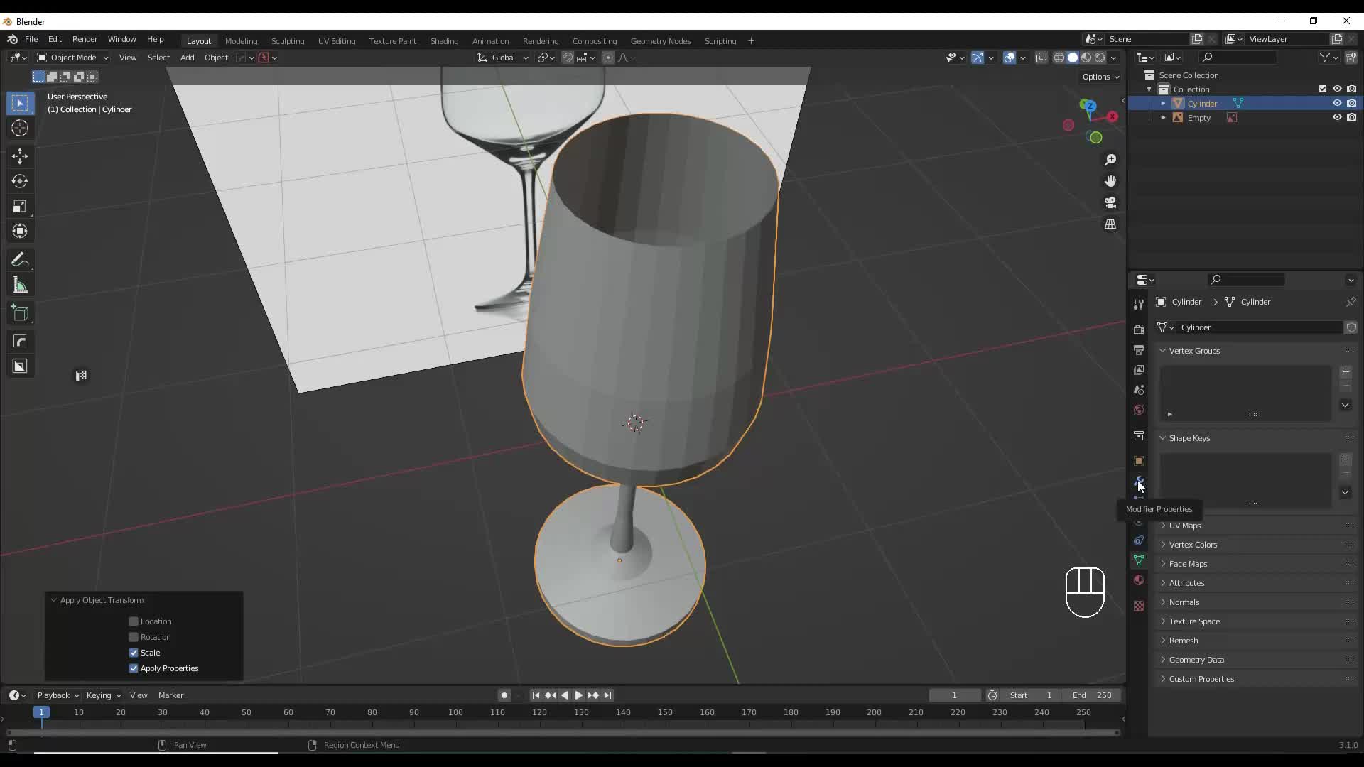 ArtStation - 🍷 How to Create a Realistic Wine Glass with Blender